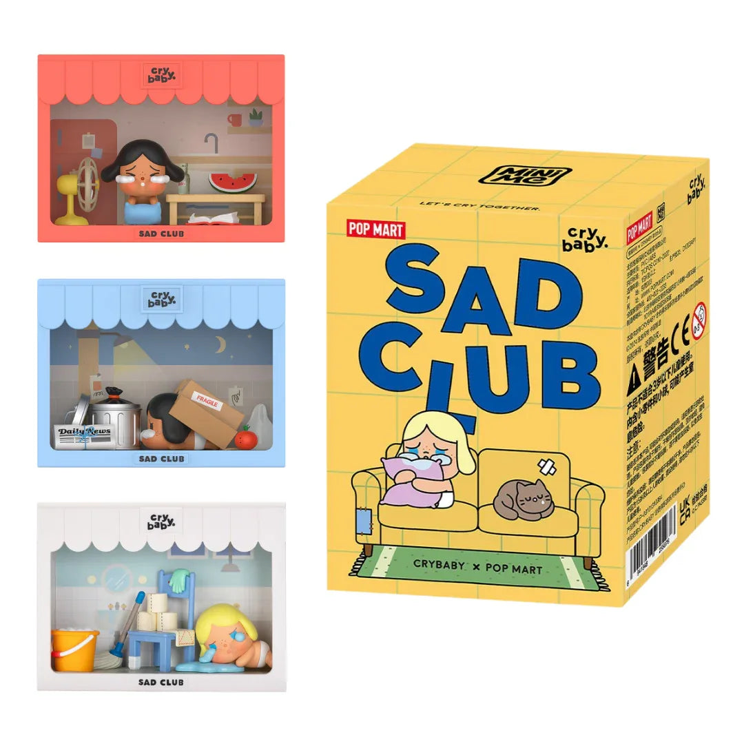 POP MART CRYAGAIN SAD CLUB SÜRPRİZ KUTU SERİSİ - Mind Türkiye