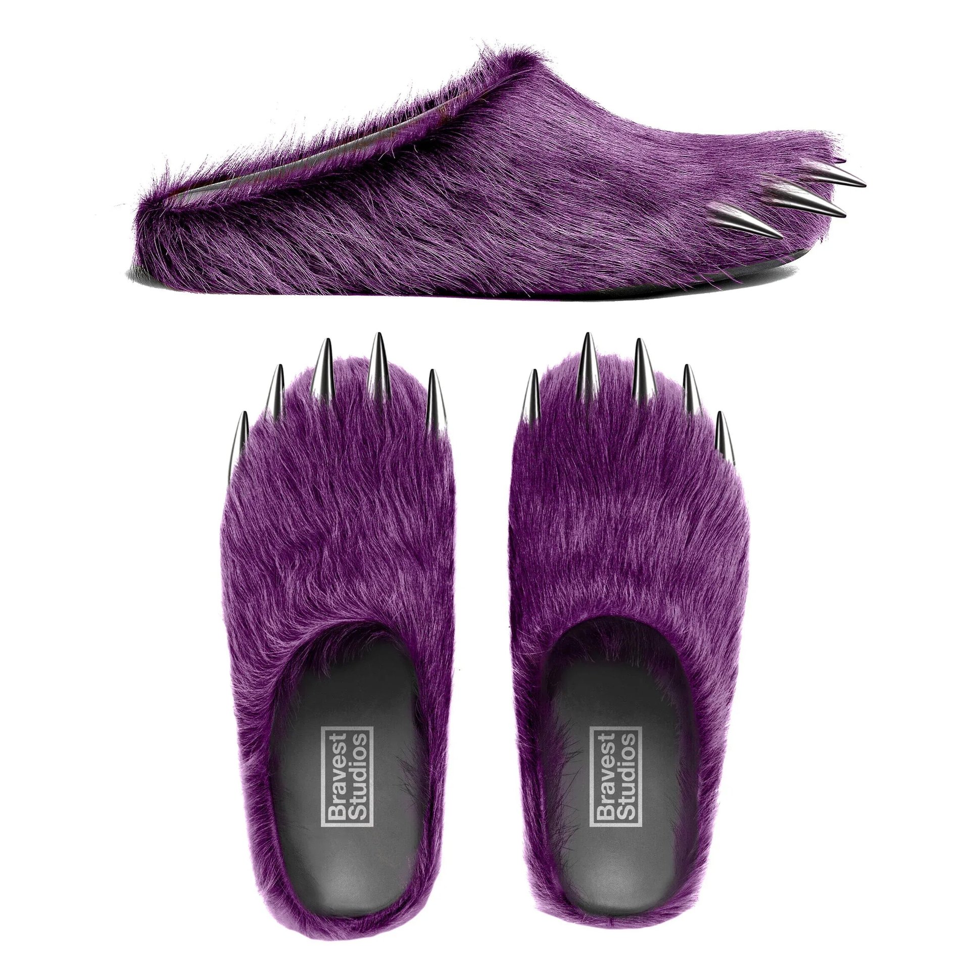 PURPLE BEAR CLAW MULES - Mind Türkiye