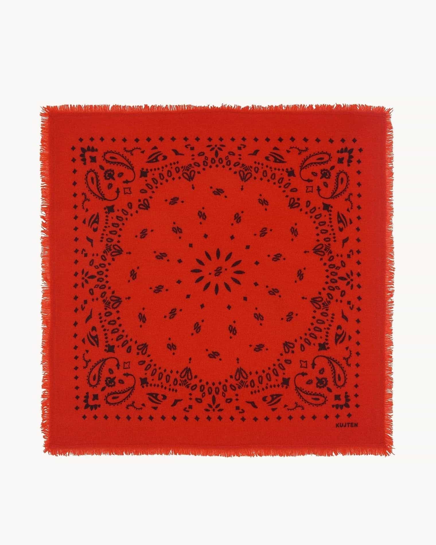 KUJTEN Bandana Hachiko Red Orange – Bandana - Mind Türkiye