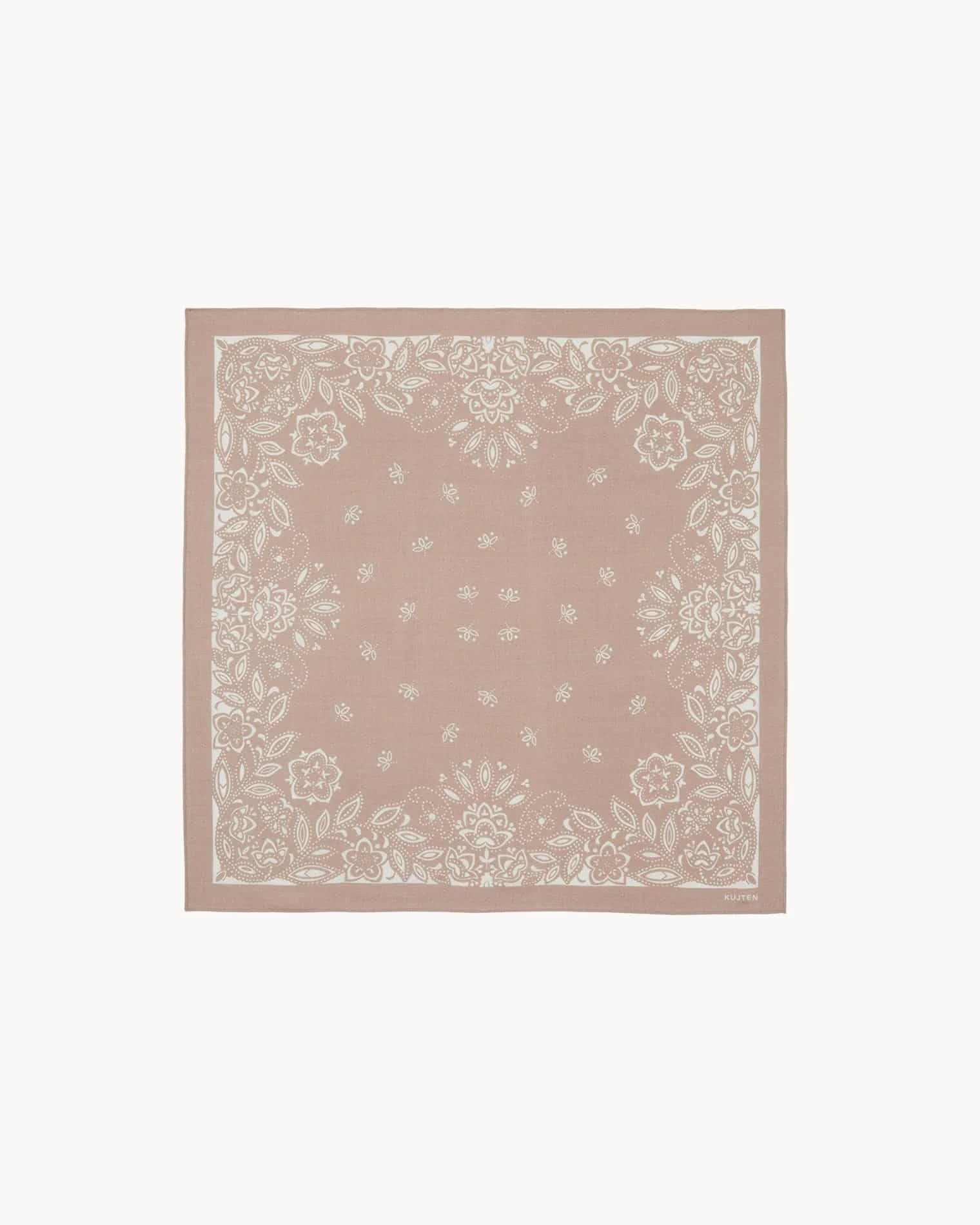 KUJTEN Small Bandana Heli Organic Beige – Bandana - Mind Türkiye
