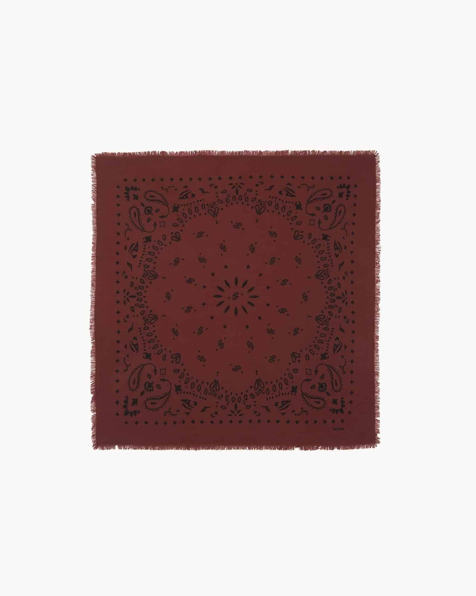 KUJTEN Small Bandana Hachi Earth Burgundy – Bandana - Mind Türkiye