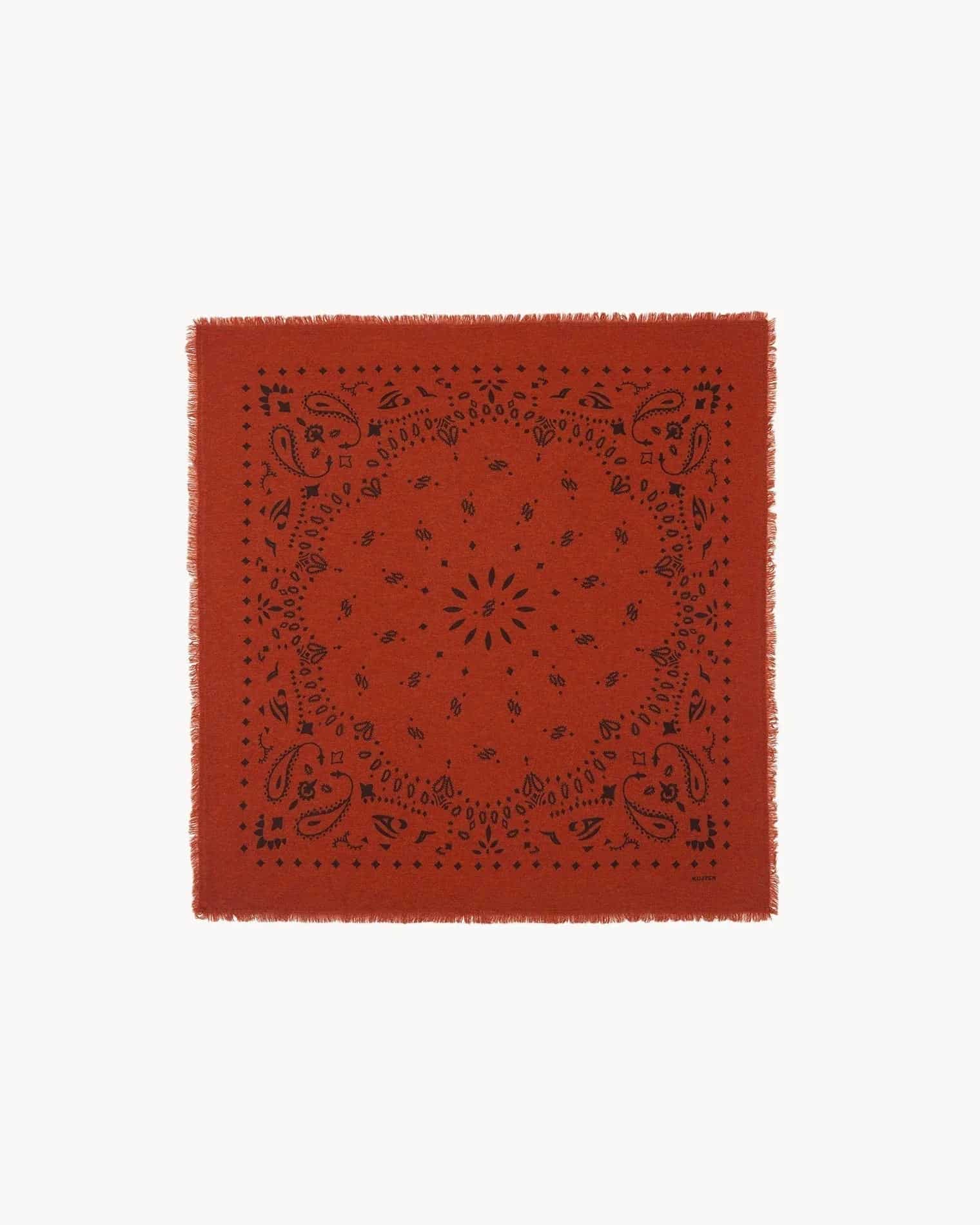 KUJTEN Small Bandana Hachi Burnt Orange – Bandana - Mind Türkiye
