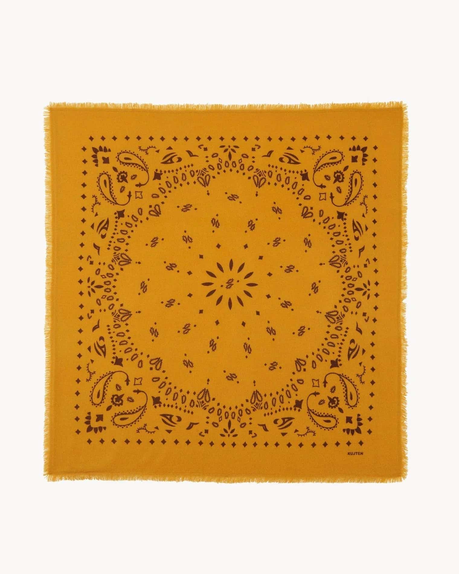 KUJTEN Bandana Hachiko Saffron Yellow – Bandana - Mind Türkiye