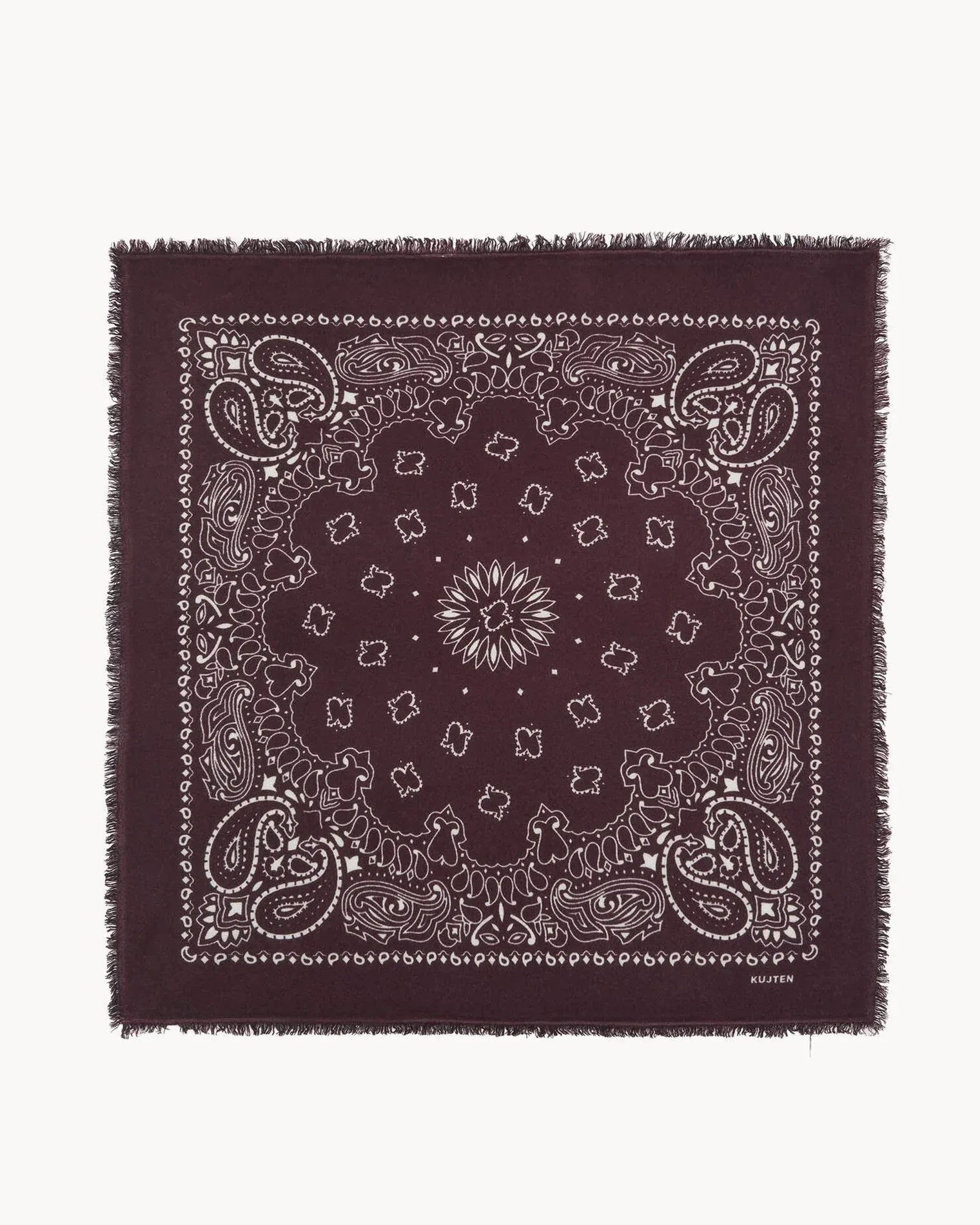 KUJTEN Bandana Hachiko Burgundy – Bandana