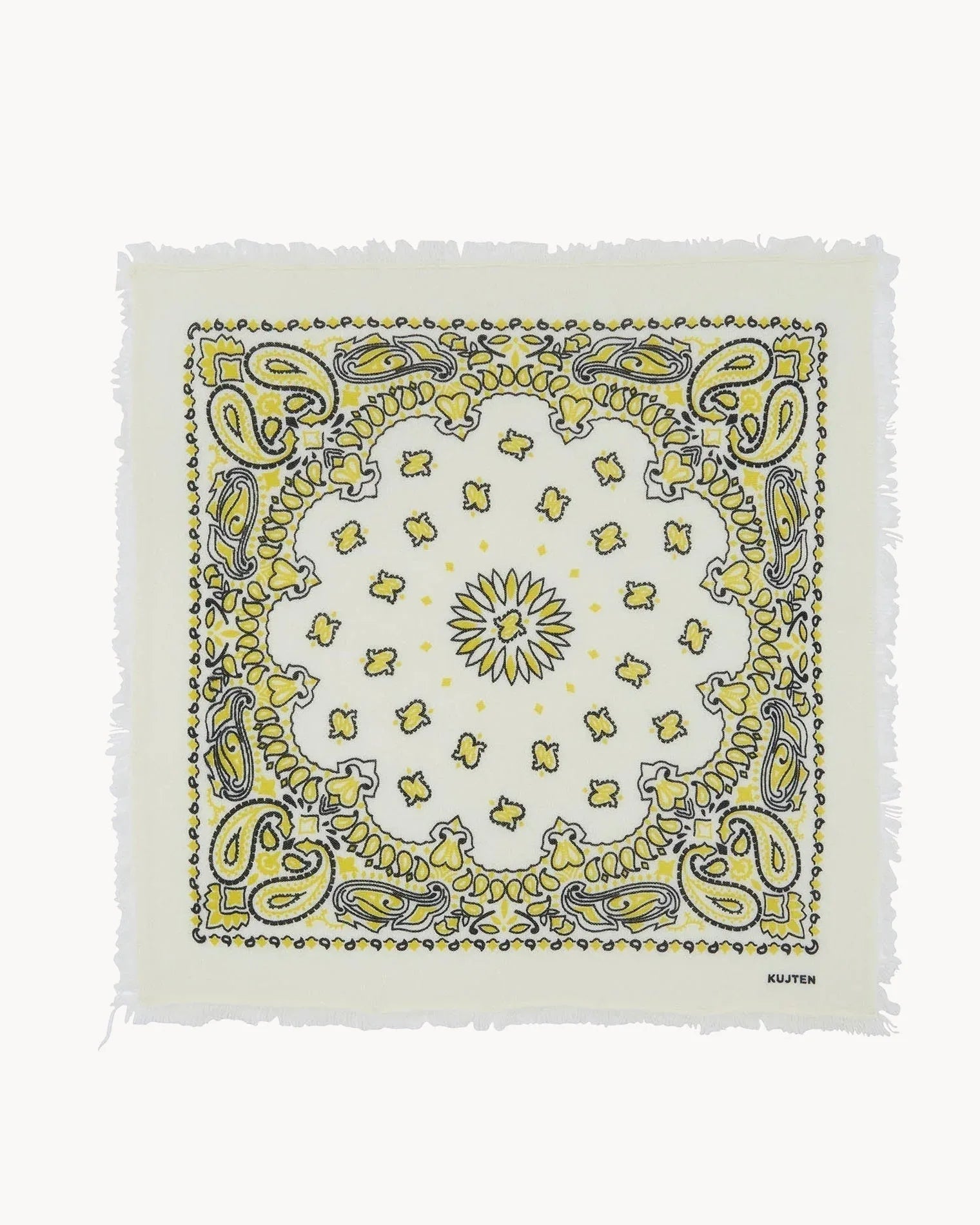 KUJTEN Large Bandana Hachiko Bico Yellow Black – Bandana