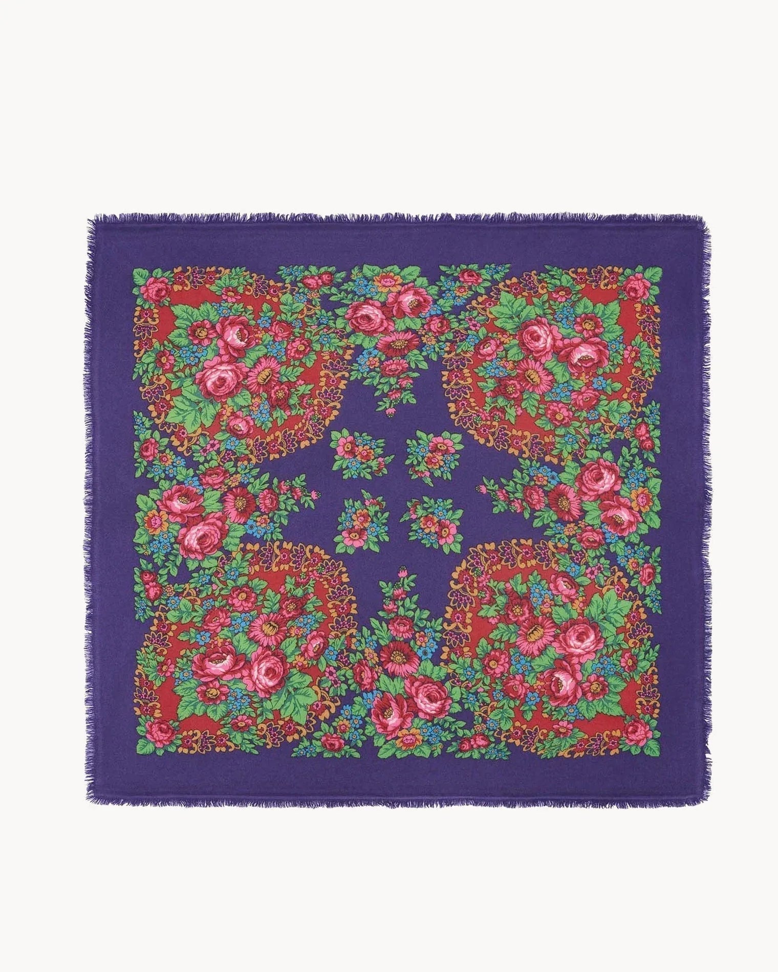 KUJTEN Bandana Hachiko Flower Deep Purple – Bandana