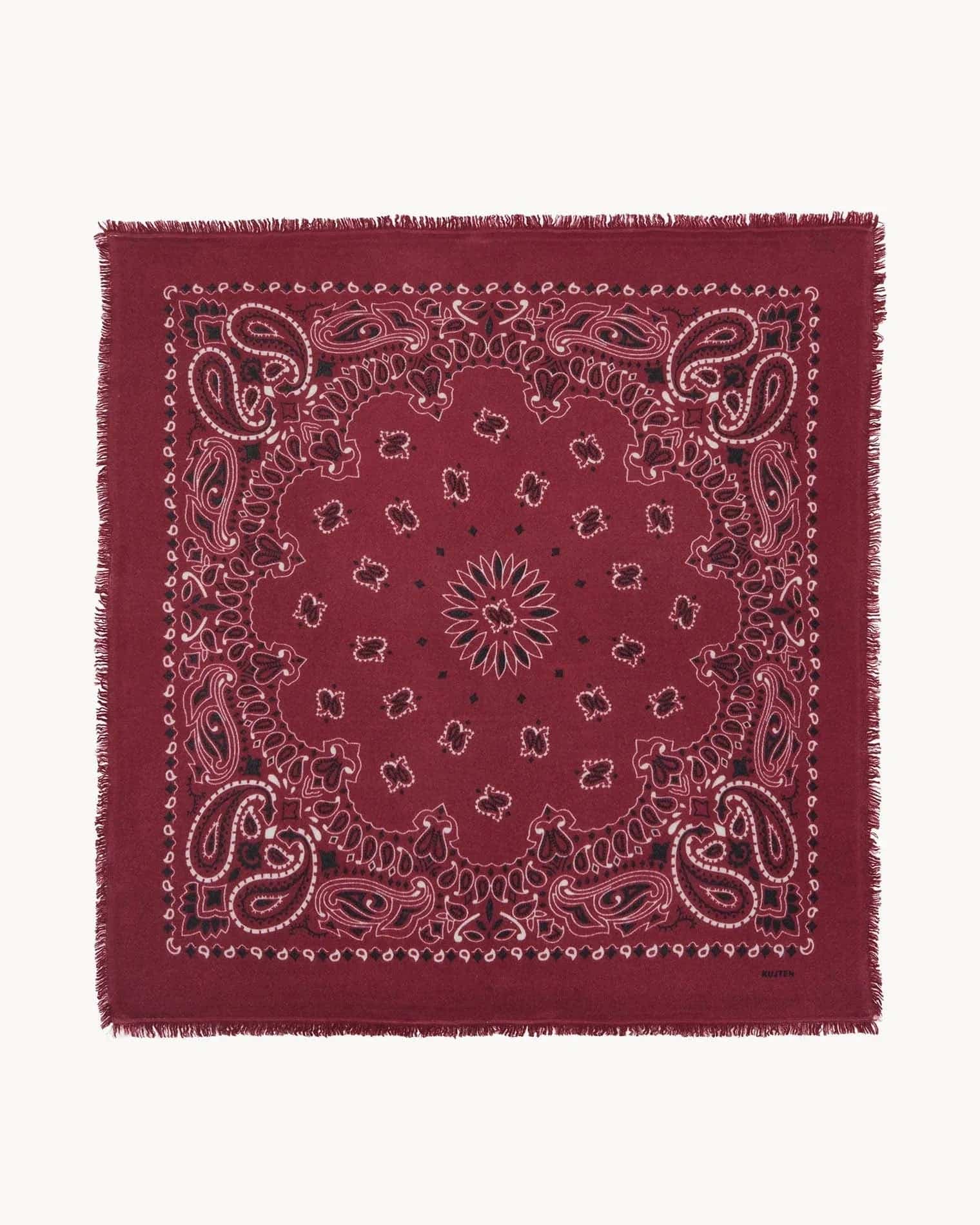 KUJTEN Large Bandana Hachiko Bico Sierra Red – Bandana - Mind Türkiye