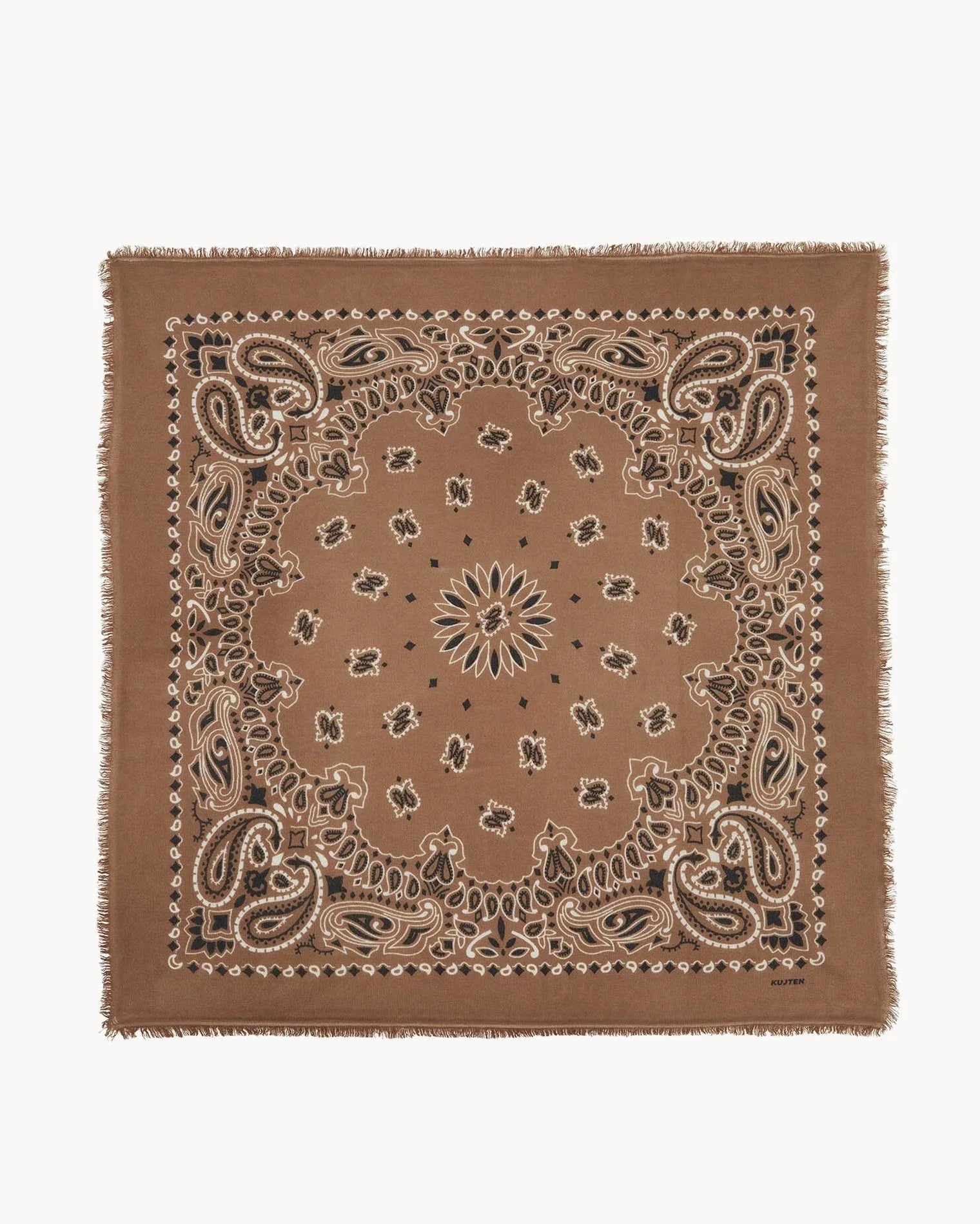 KUJTEN Large Bandana Hachiko Bico Caramelo – Bandana