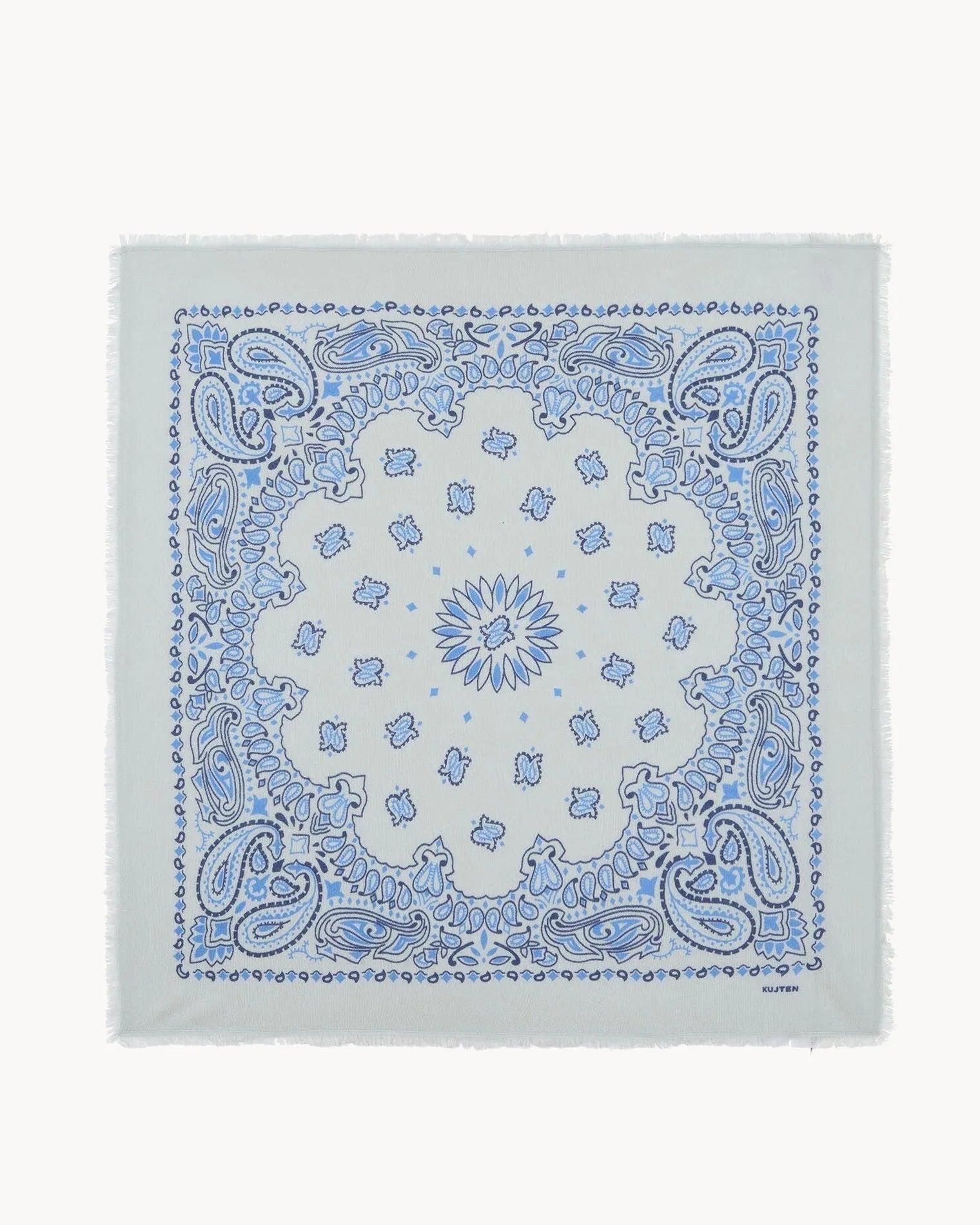 KUJTEN Large Bandana Hachiko Bico Silver Blue – Bandana - Mind Türkiye