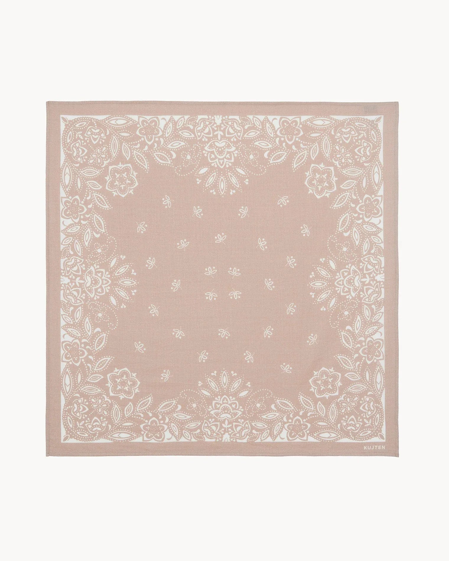 KUJTEN Large Bandana Helia Organic Beige – Bandana - Mind Türkiye