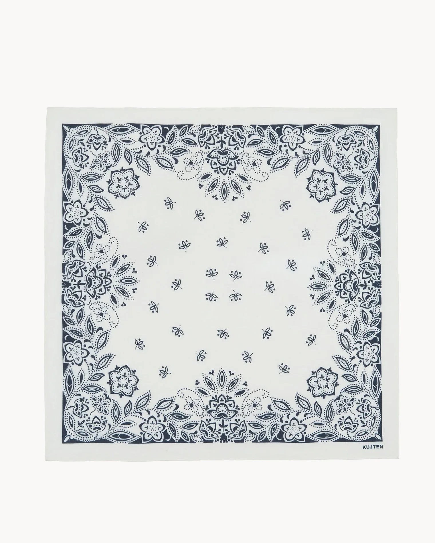 KUJTEN Large Bandana Helia White – Bandana - Mind Türkiye