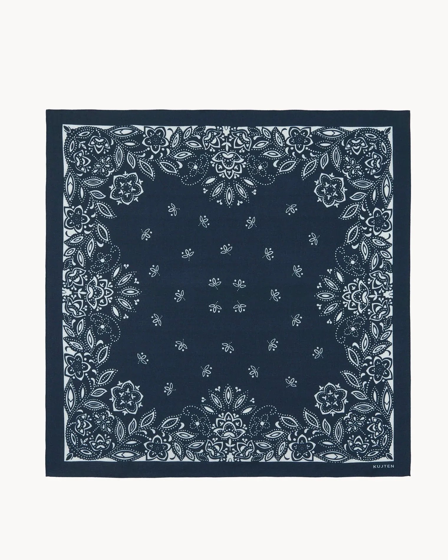 KUJTEN Large Bandana Helia Dark Navy Blue – Bandana - Mind Türkiye