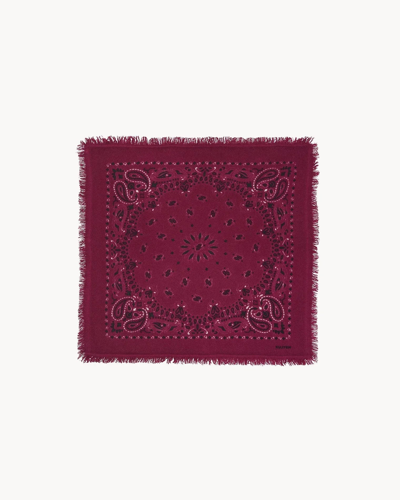 KUJTEN Small Bandana Hachi Bico Marl Wine Red – Bandana