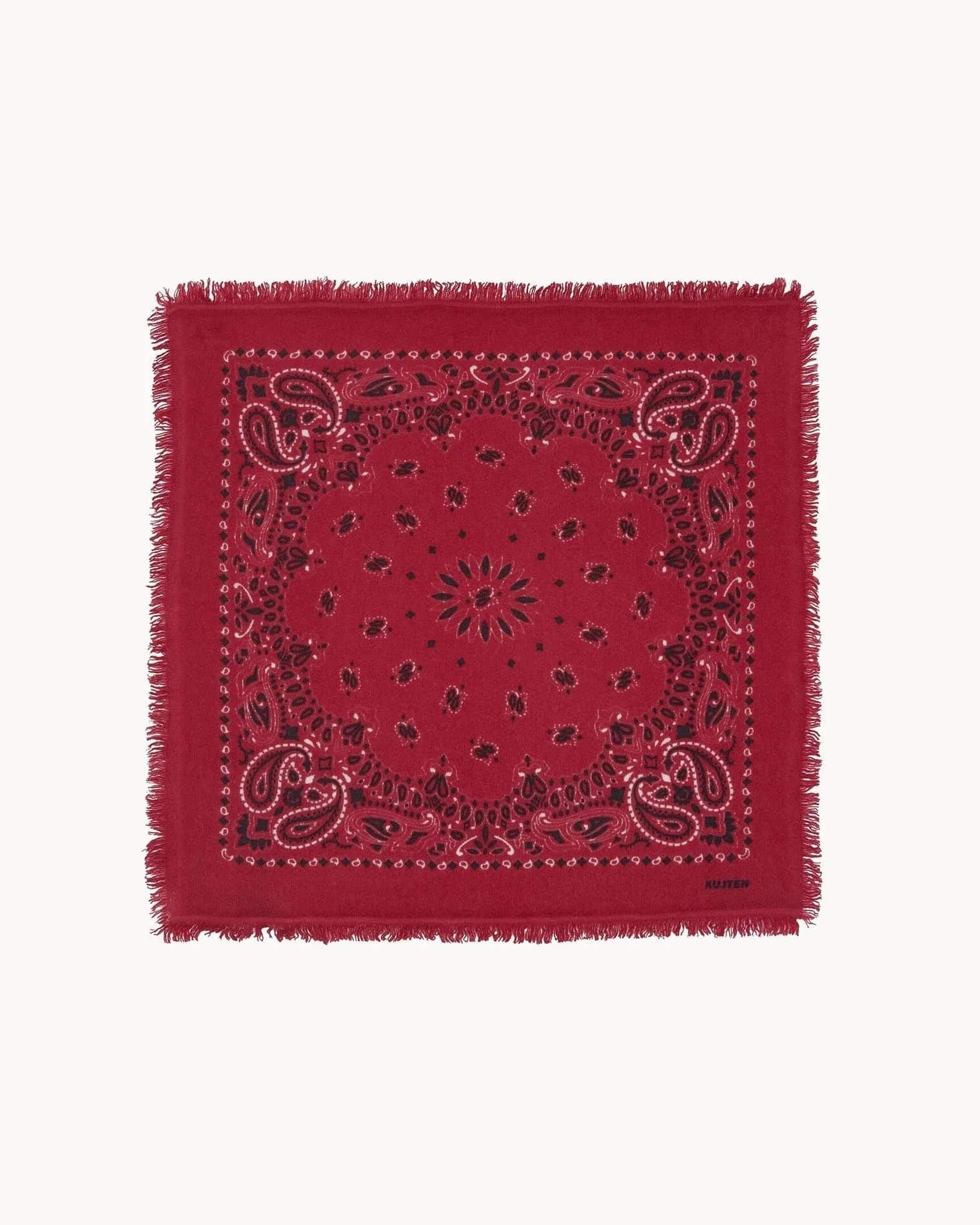 KUJTEN Small Bandana Hachi Bico Red – Bandana - Mind Türkiye