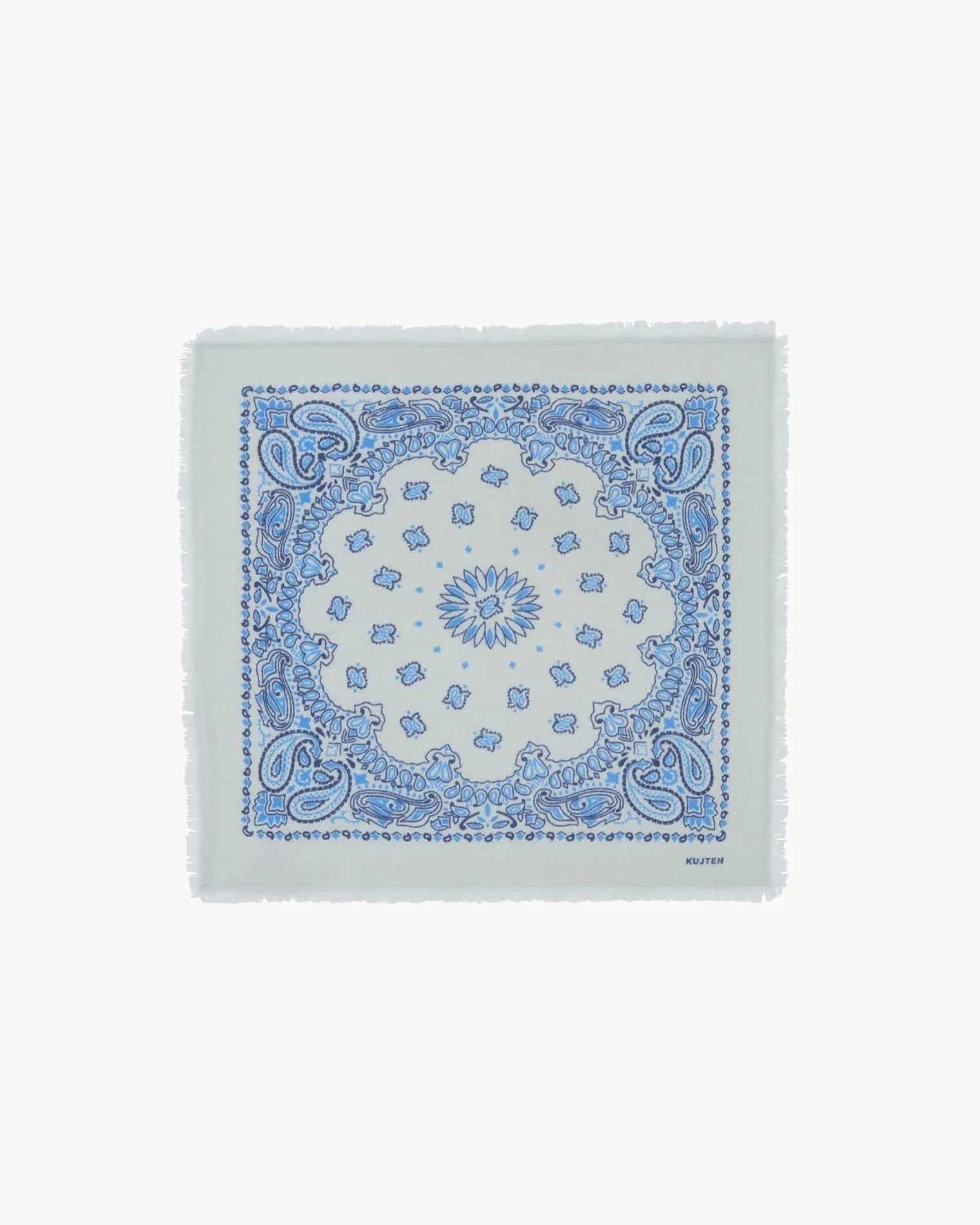 KUJTEN Small Bandana Hachi Bico Silver Blue – Bandana - Mind Türkiye