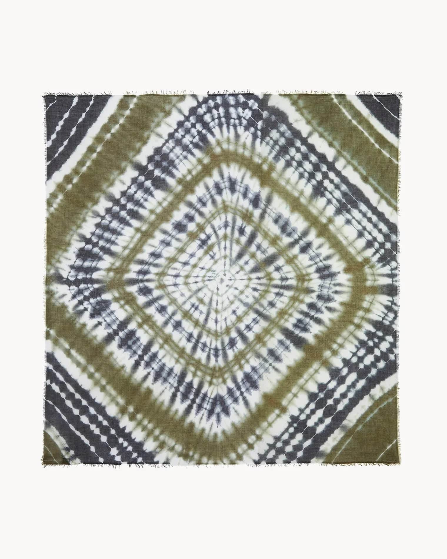 KUJTEN Very Large Bandana Effy Sunny Dark Khaki – Bandana