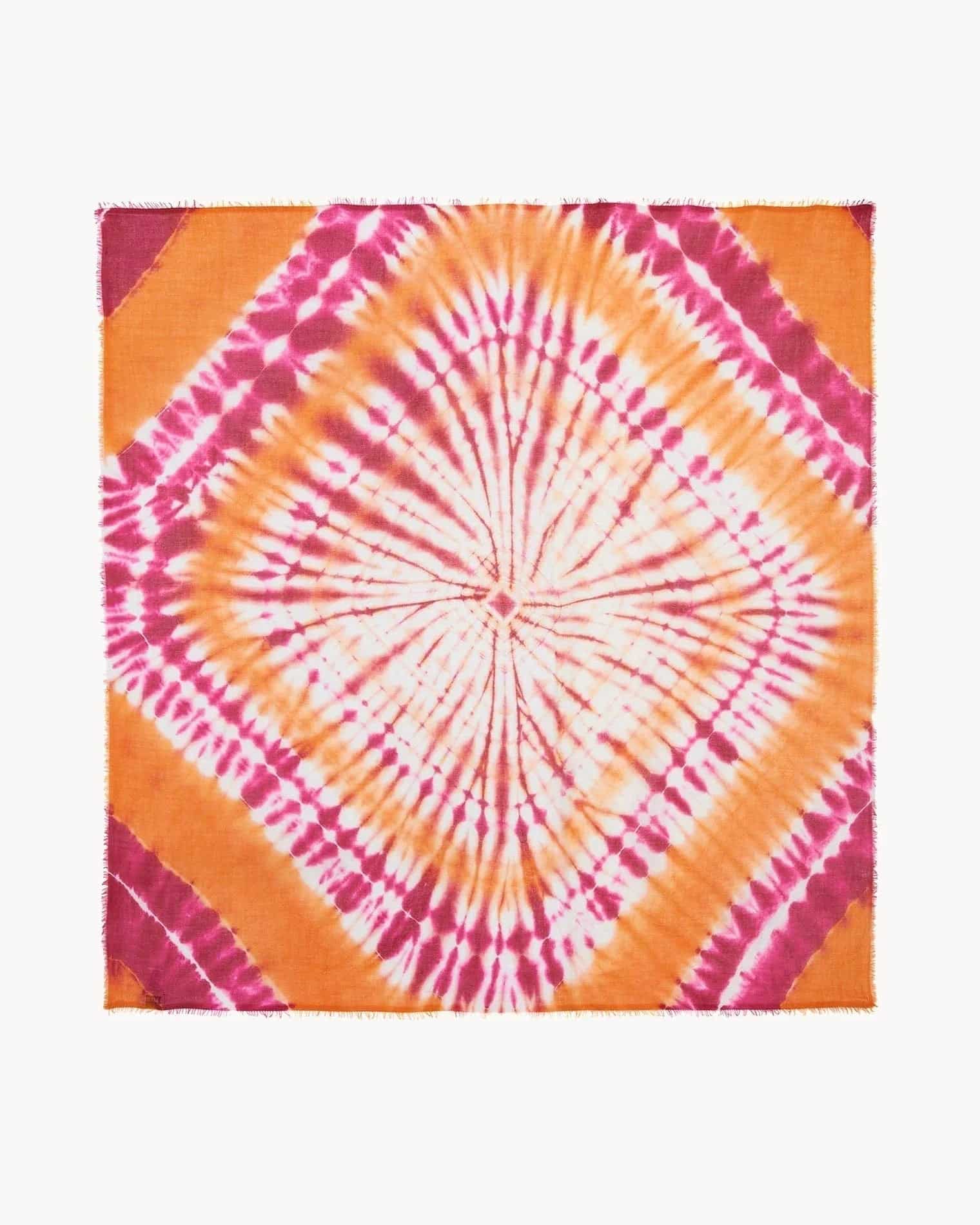 KUJTEN Very Large Bandana Effy Sunny Neon Pink – Bandana