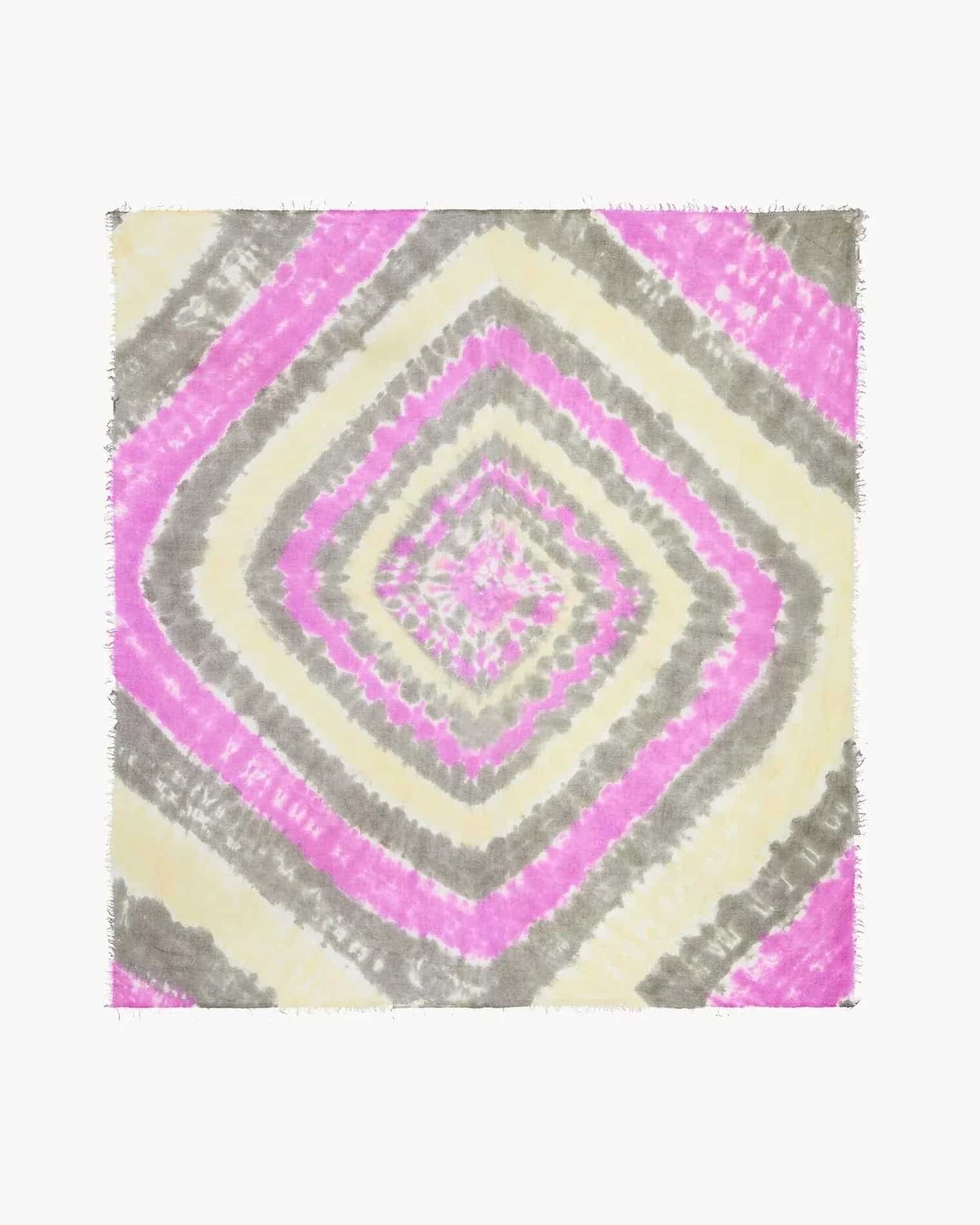 KUJTEN Very Large Bandana Effy Sunny Khaki Pink – Bandana