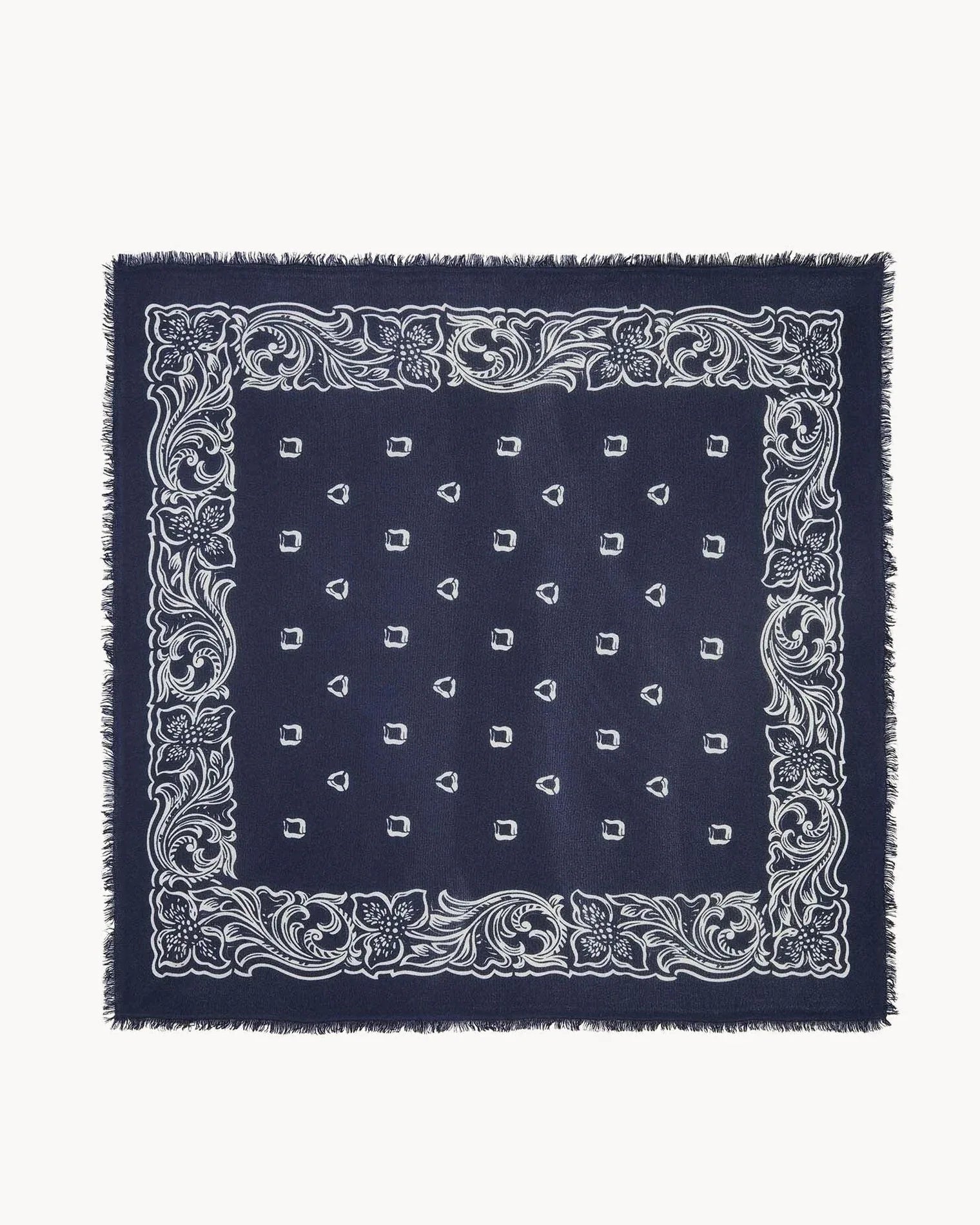 KUJTEN Large Bandana Hawai Dark Navy Blue – Bandana - Mind Türkiye