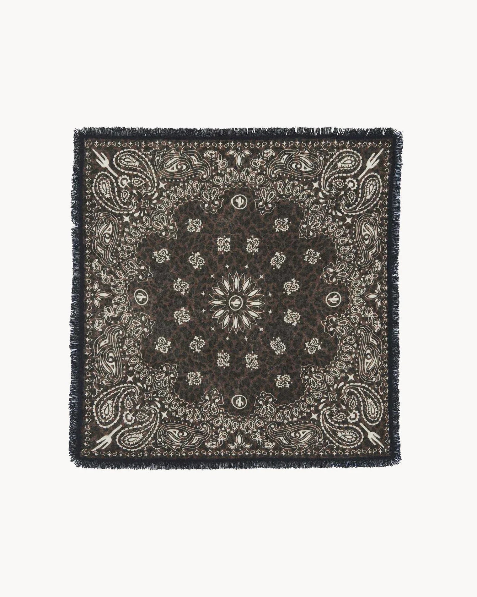 KUJTEN Small Bandana Arizona Hachi Leopard Print Spicy Brown – Bandana - Mind Türkiye