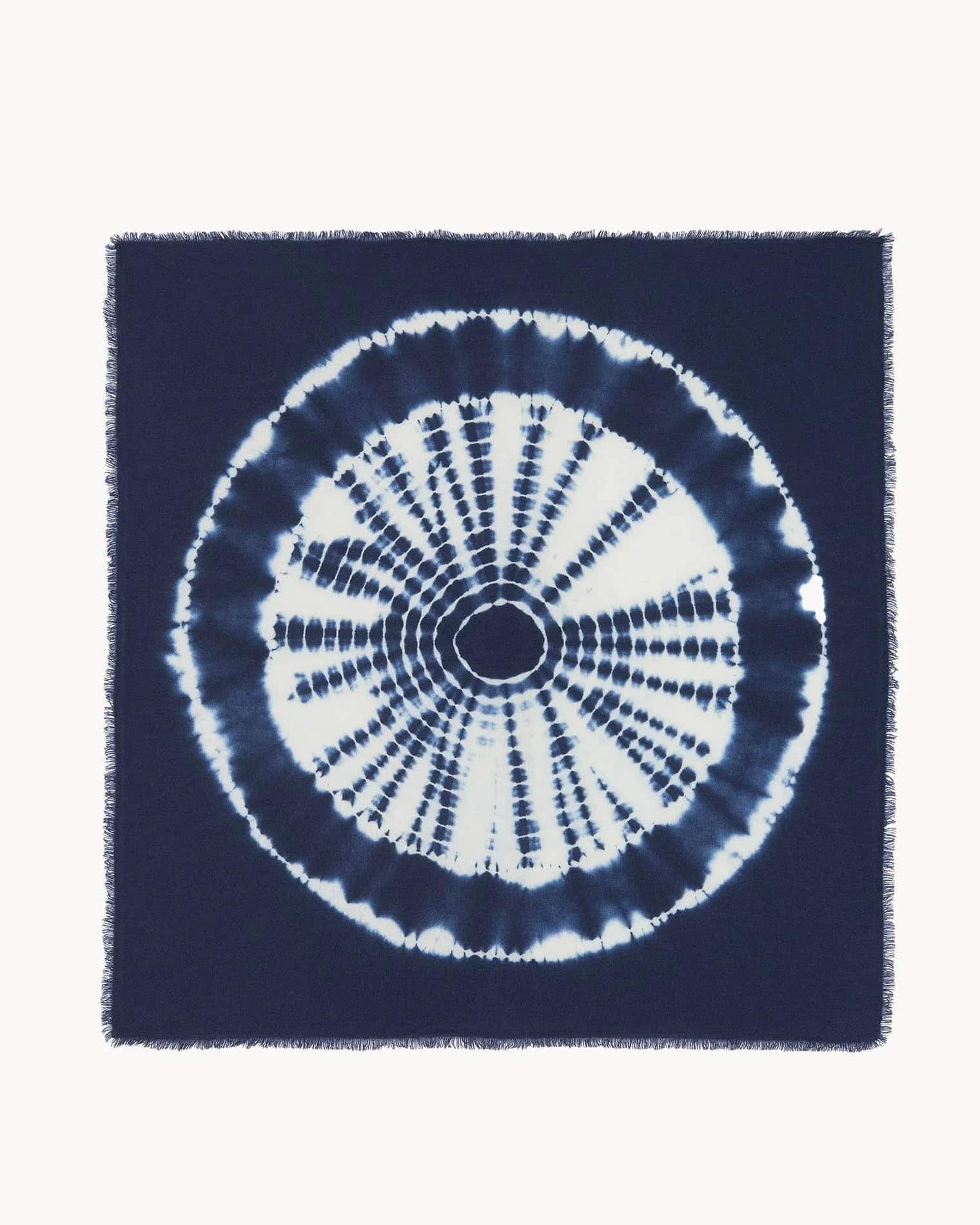 KUJTEN Large Bandana Hachiko Circle Indigo Blue – Bandana
