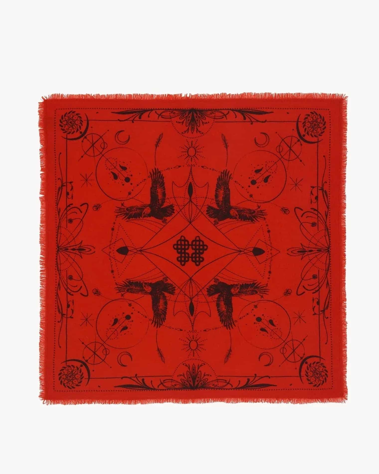 KUJTEN Large Bandana Hiloki Red Orange – Bandana - Mind Türkiye
