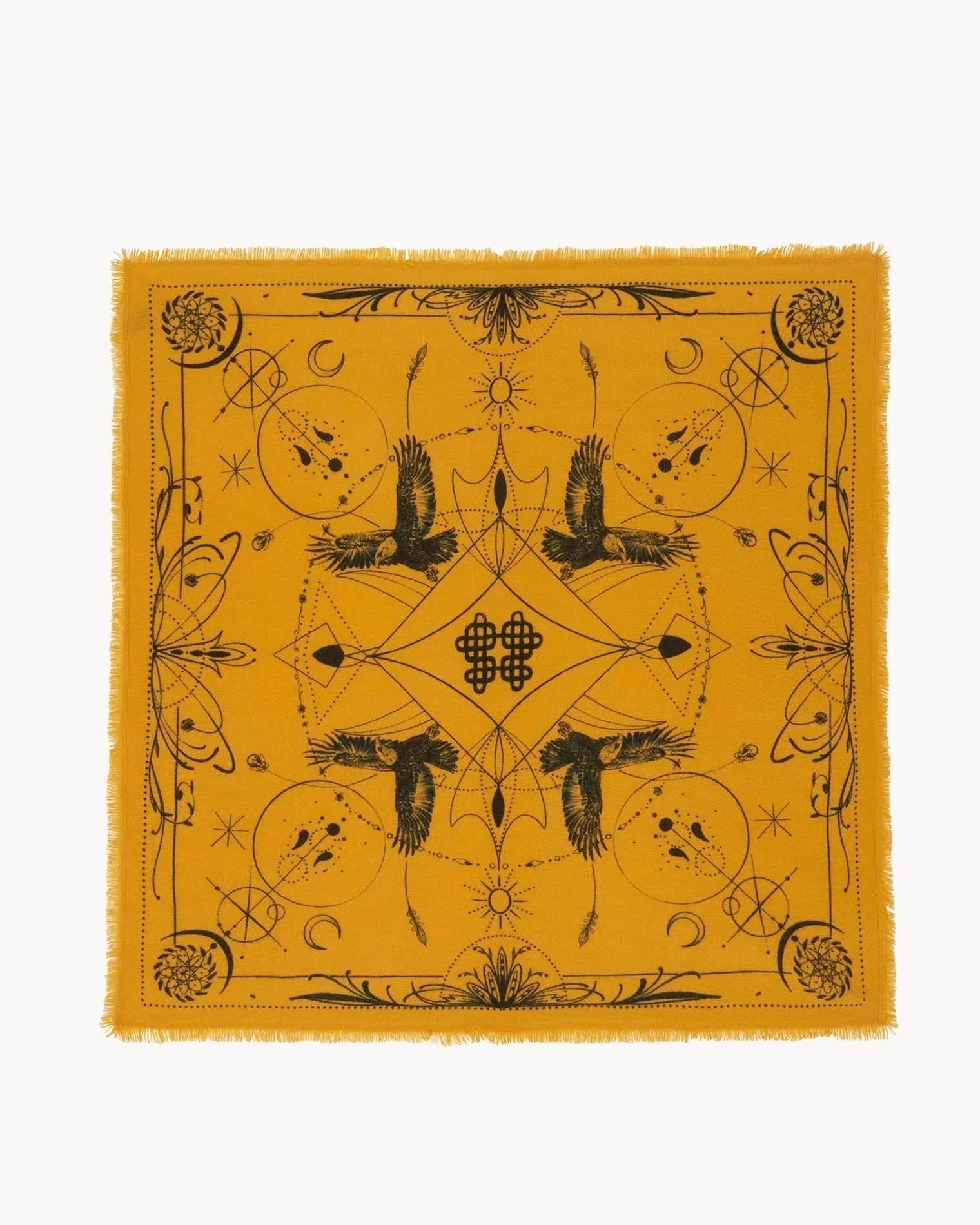 KUJTEN Large Bandana Hiloki Mango Yellow – Bandana - Mind Türkiye