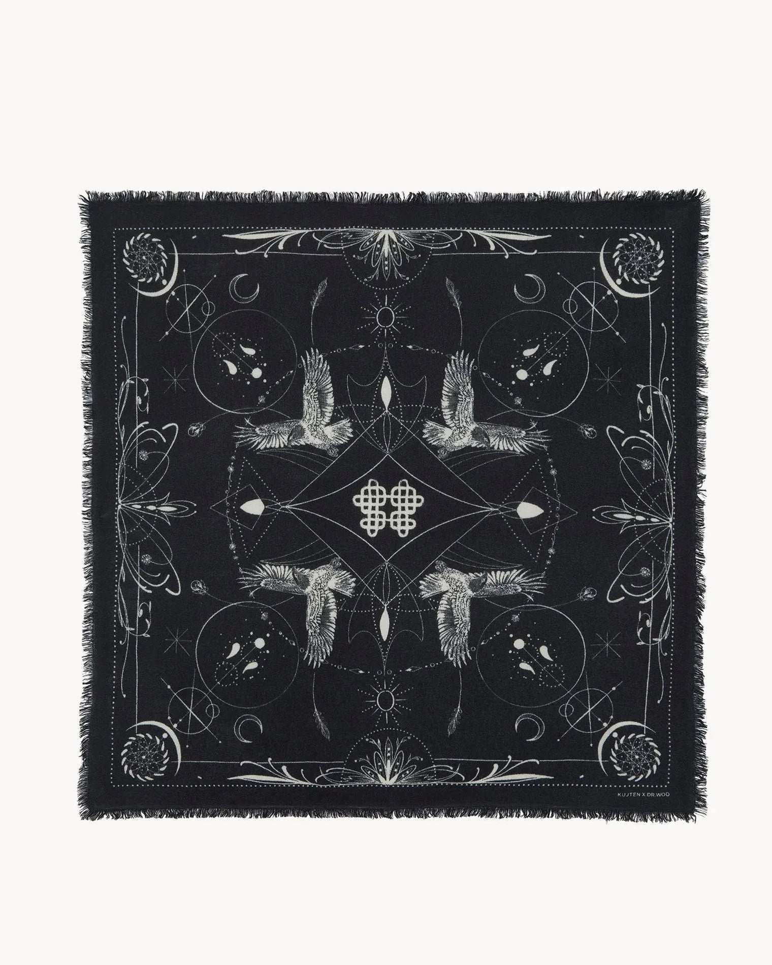 KUJTEN Large Bandana Hiloki Black – Bandana - Mind Türkiye