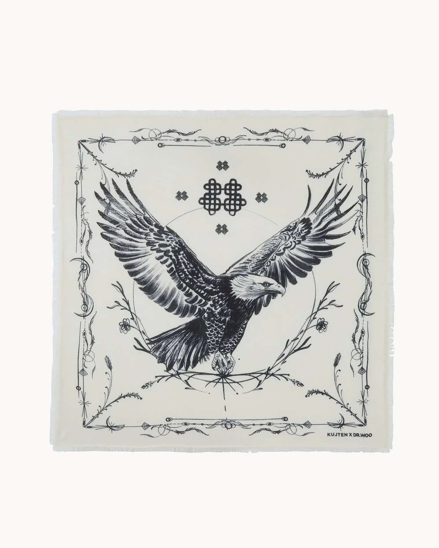 KUJTEN Large Bandana Washi White – Bandana - Mind Türkiye