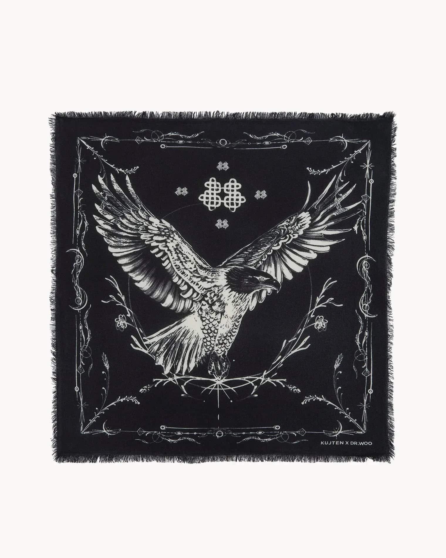 KUJTEN Large Bandana Washi Black – Bandana