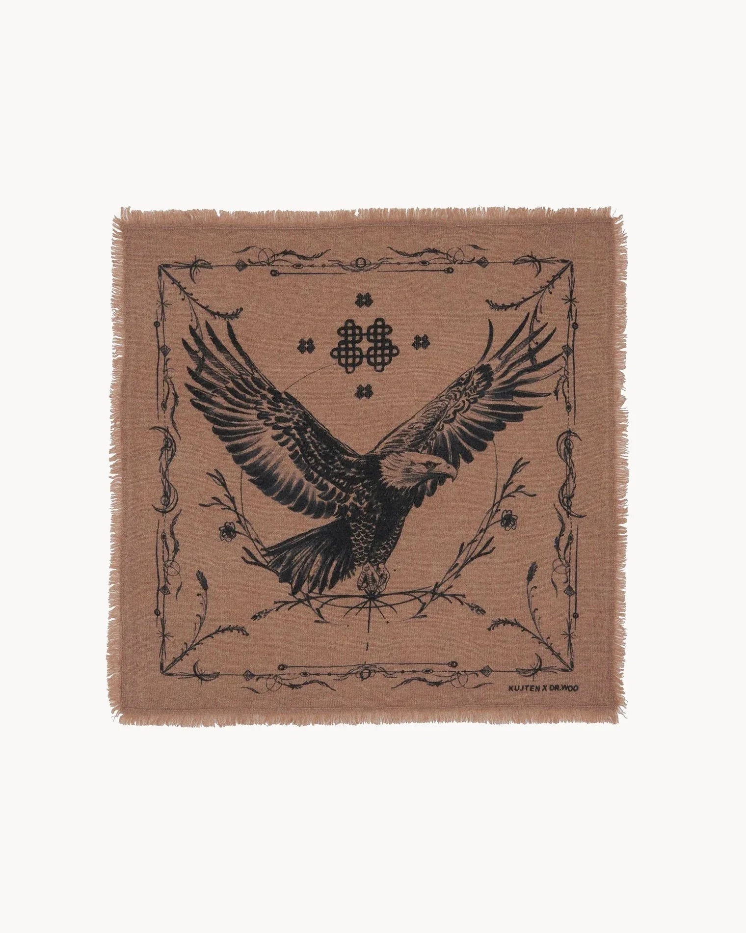 KUJTEN Small Bandana Hilo Camelo Brown – Bandana - Mind Türkiye