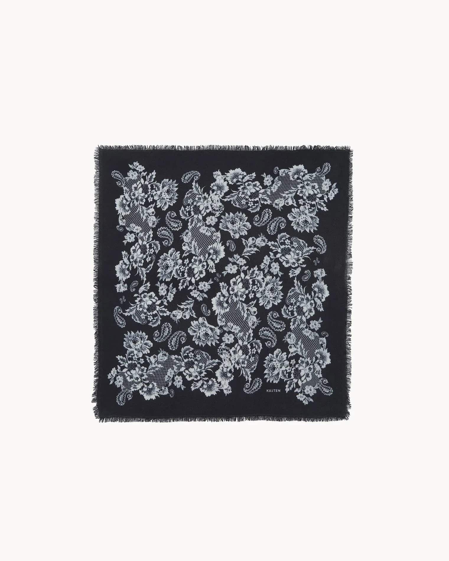 KUJTEN Small Bandana Hachi Lace Black – Bandana