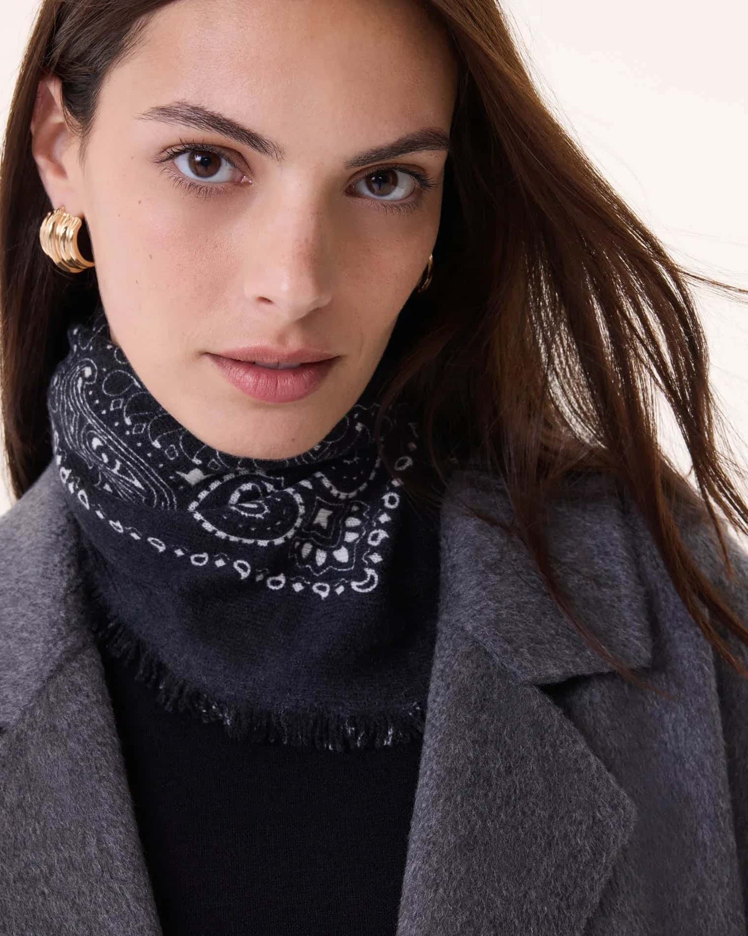 KUJTEN Small Bandana Hachi Black – Bandana - Mind Türkiye