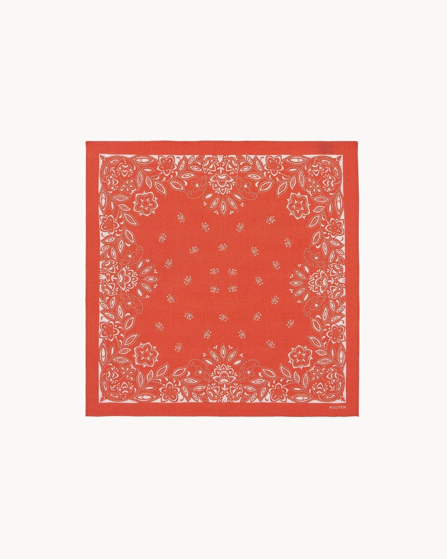 KUJTEN Small Bandana Heli Hibiscus Orange – Bandana - Mind Türkiye