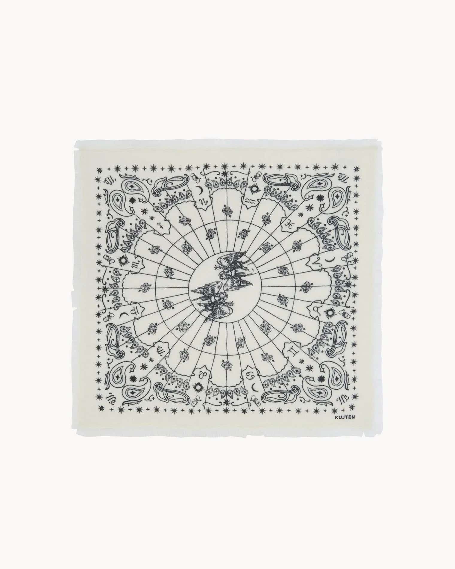 KUJTEN Small Bandana Hachi Sign Virgo – Başak Burcu Bandanası - Mind Türkiye