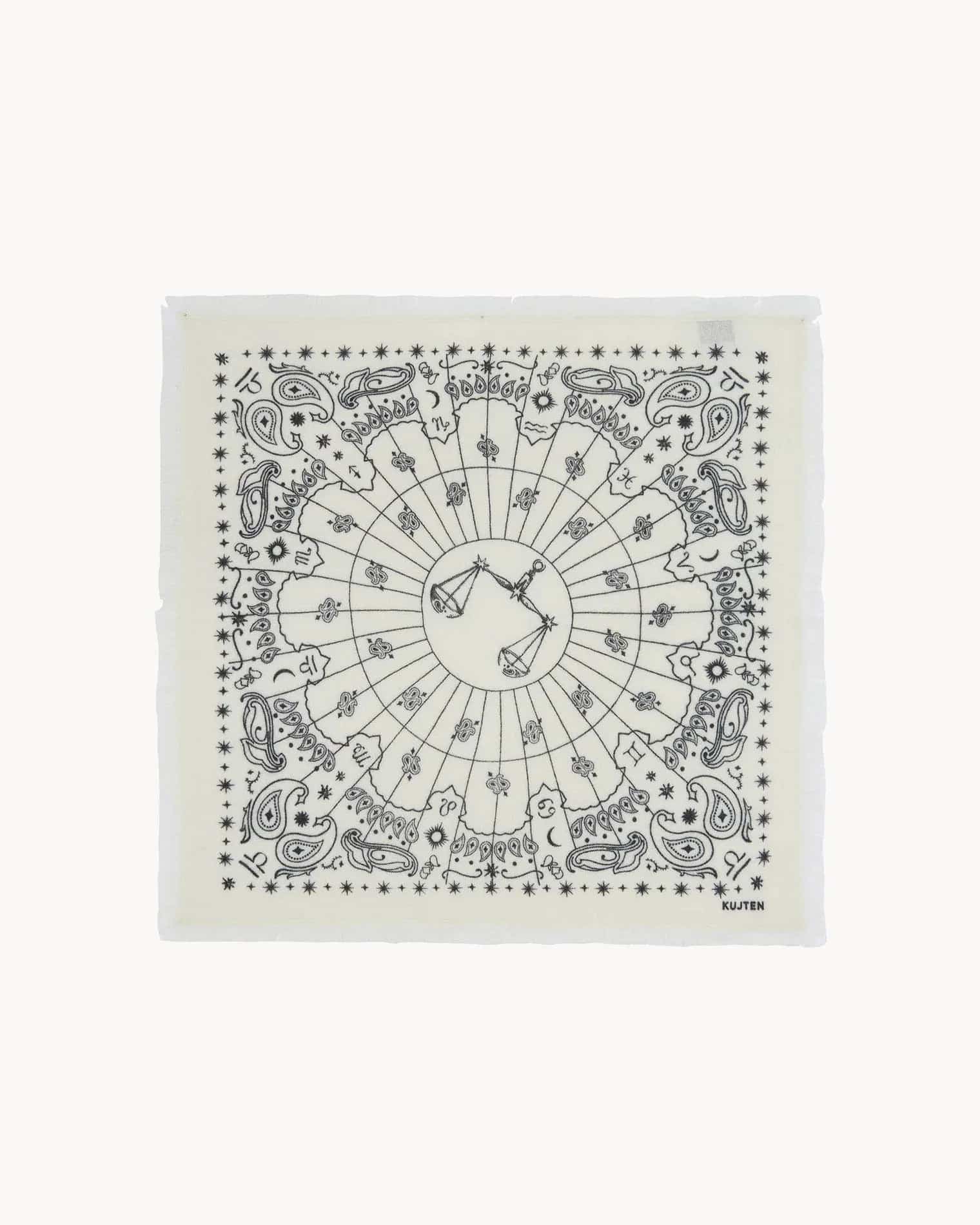 KUJTEN Small Bandana Hachi Sign Libra – Terazi Burcu Bandanası - Mind Türkiye