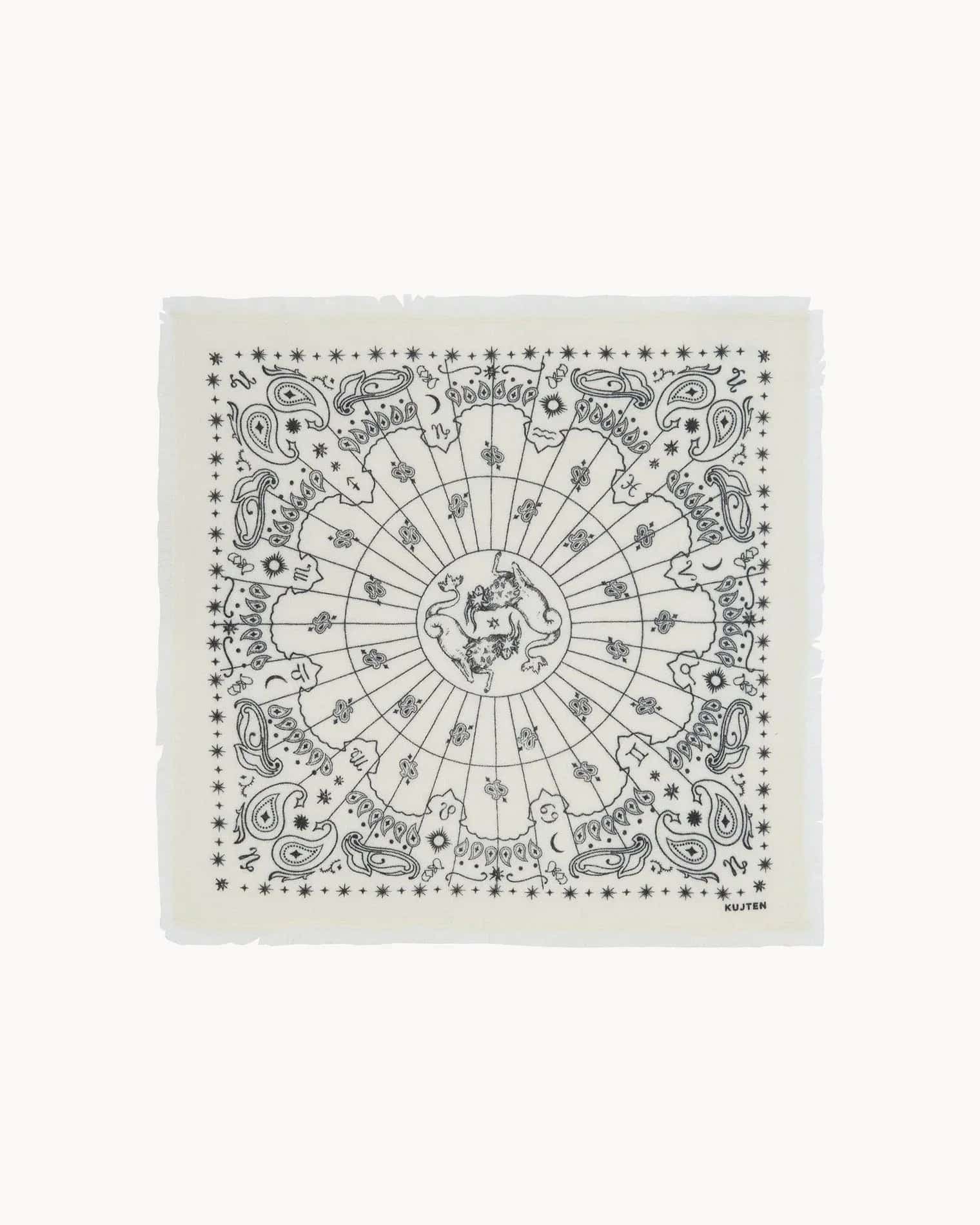 KUJTEN Small Bandana Hachi Sign Capricorn – Oğlak Burcu Bandanası - Mind Türkiye