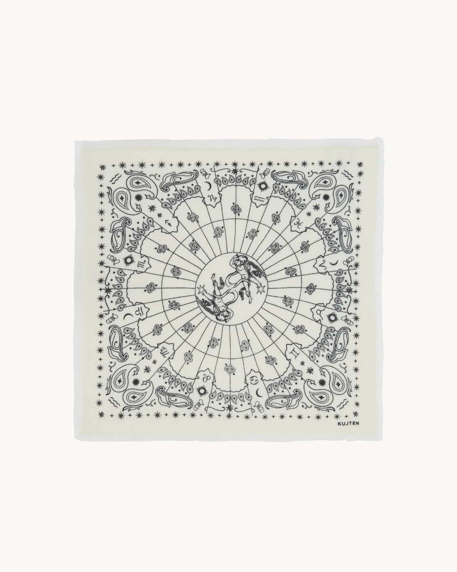 KUJTEN Small Bandana Hachi Sign Aquarius – Kova Burcu Bandanası - Mind Türkiye