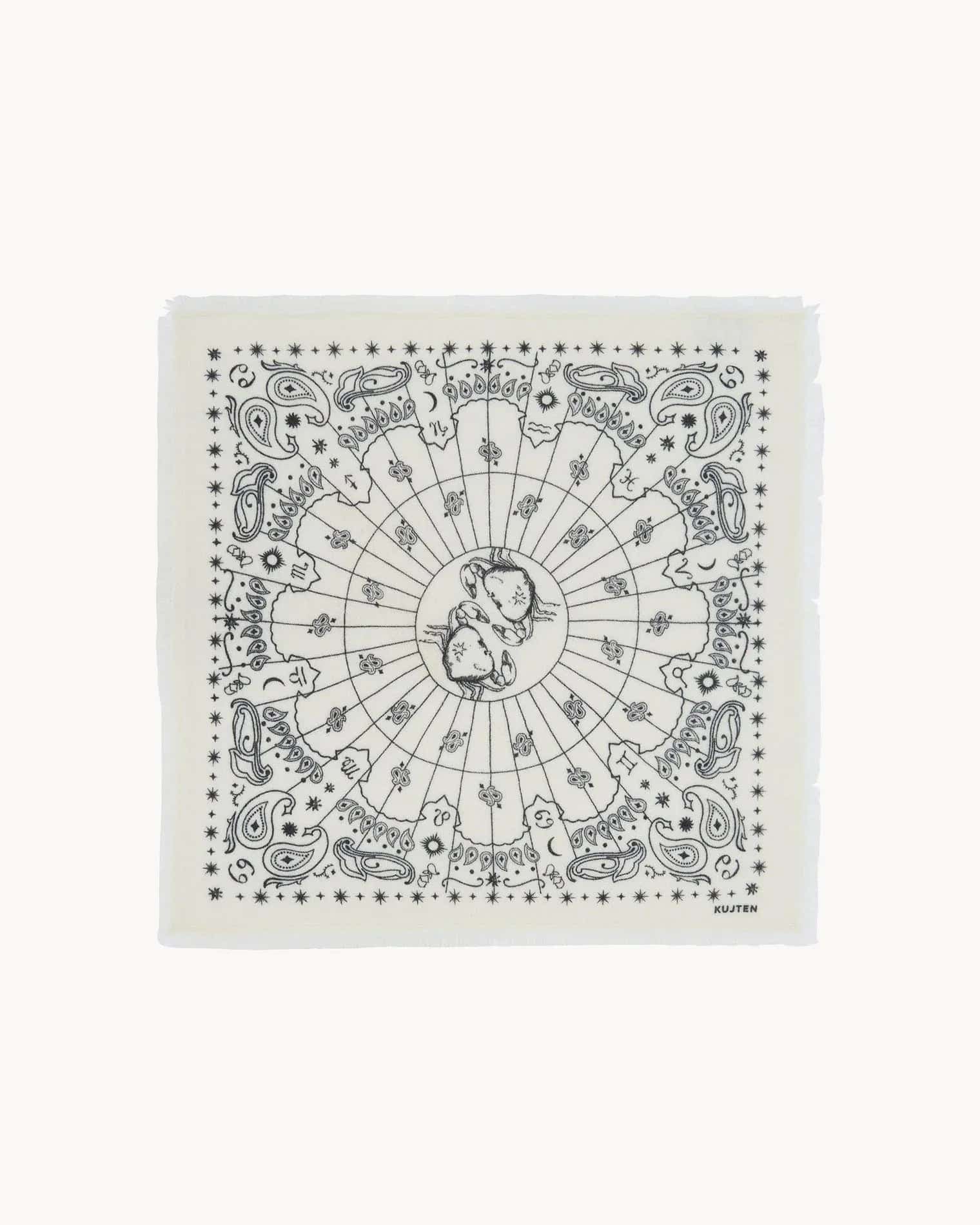 KUJTEN Small Bandana Hachi Sign Cancer – Yengeç Burcu Bandanası - Mind Türkiye