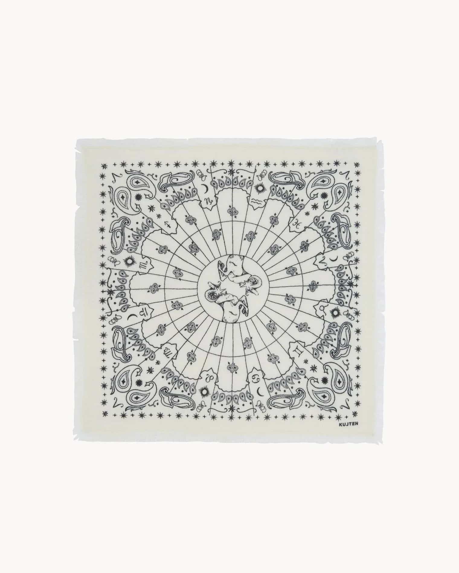 KUJTEN Small Bandana Hachi Sign Aries – Koç Burcu Bandanası - Mind Türkiye