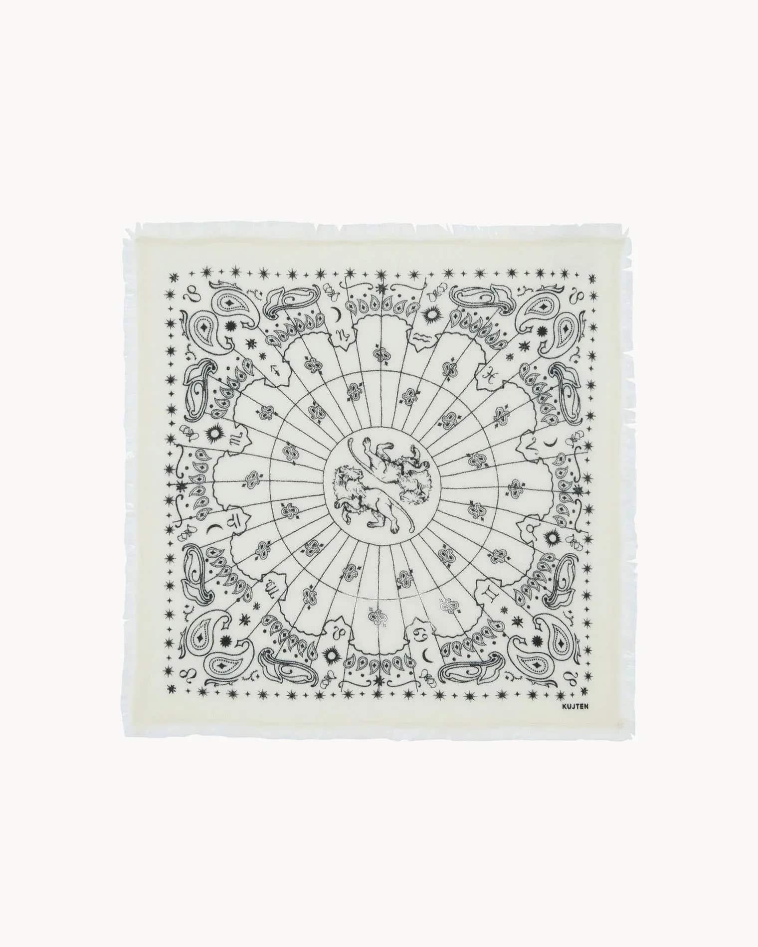 KUJTEN Small Bandana Hachi Sign Leo – Aslan Burcu Bandanası - Mind Türkiye