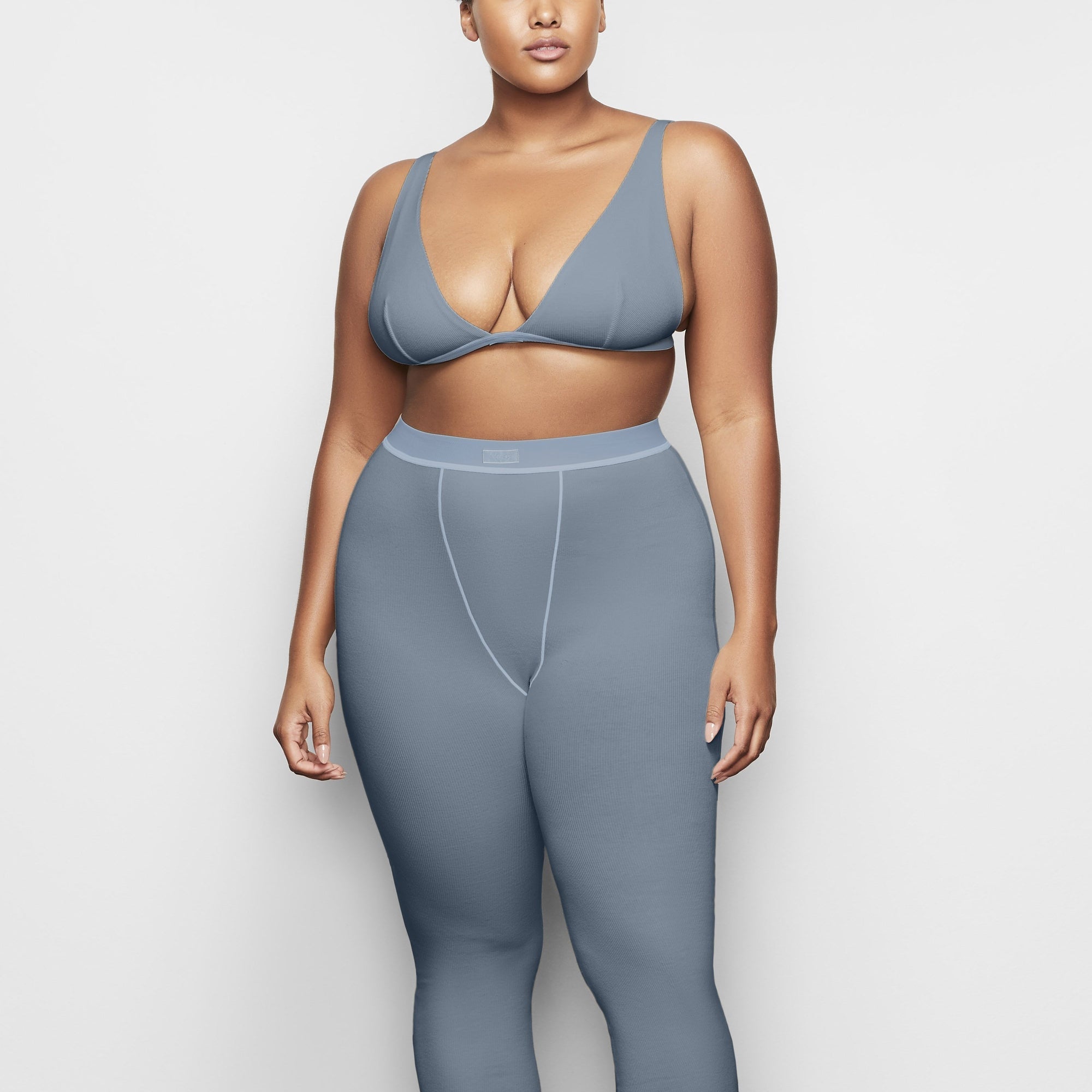 SKIMS COTTON RIB LEGGING | KYANITE - Mind Türkiye