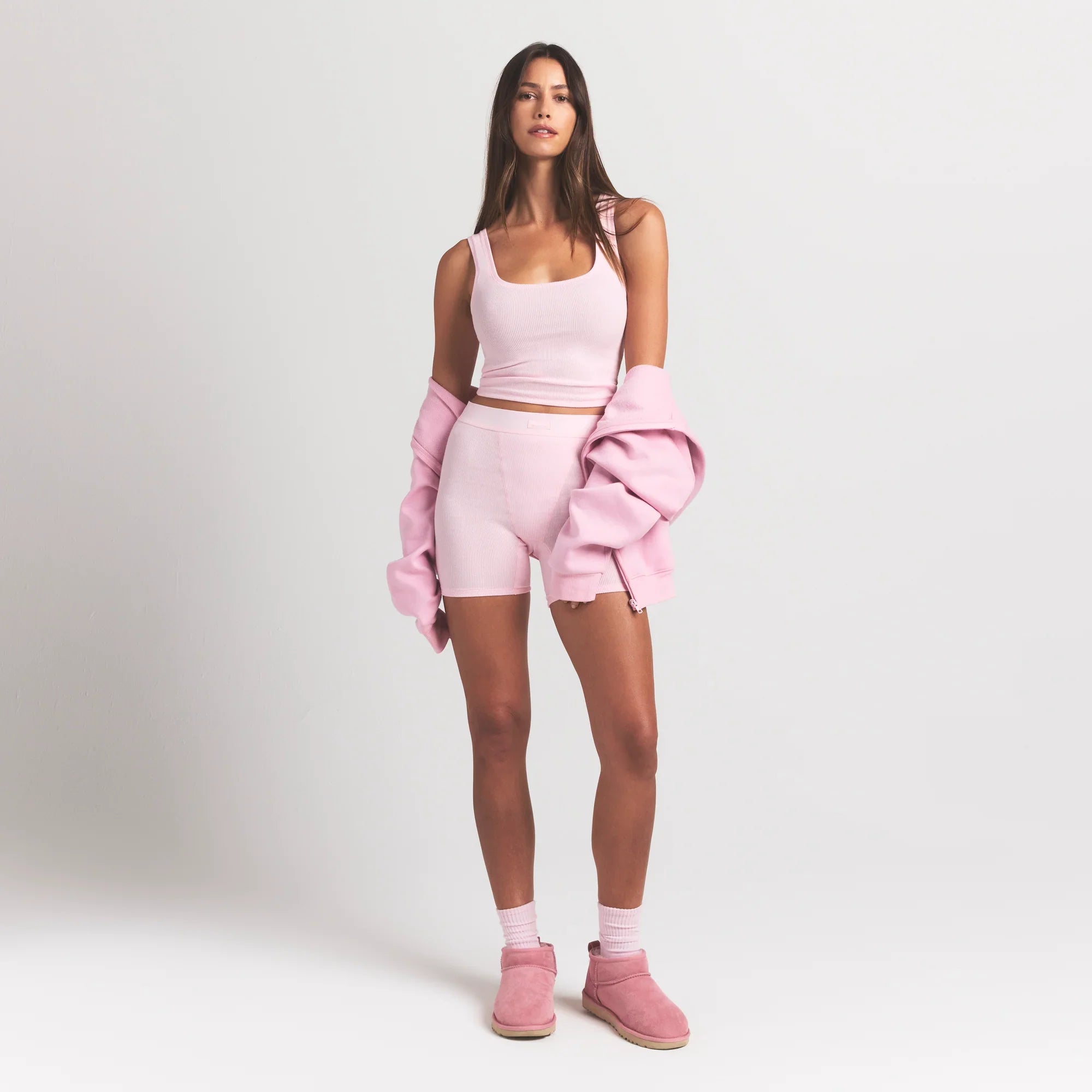 SKIMS COTTON RIB TANK | CHERRY BLOSSOM - Mind Türkiye