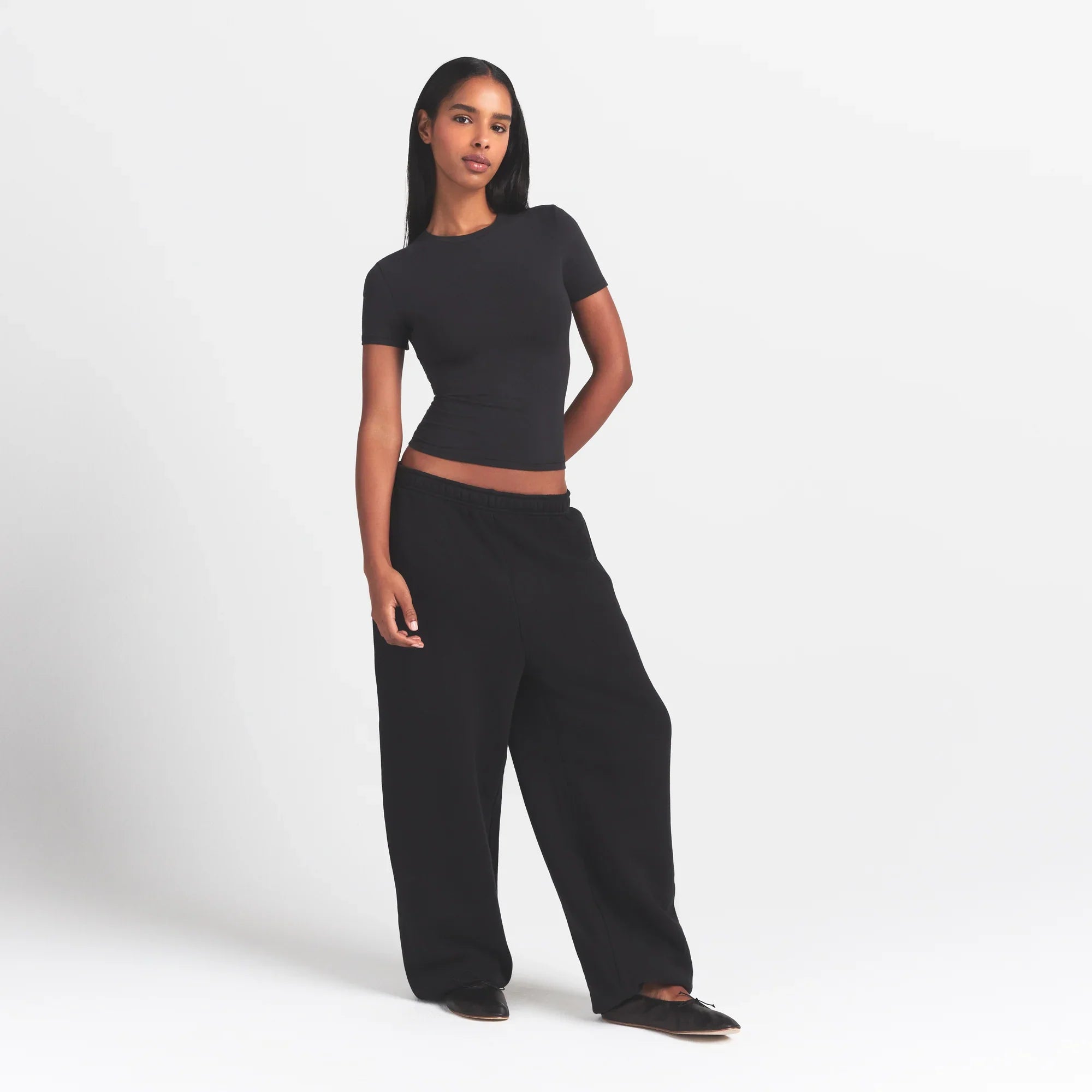 SKIMS COTTON JERSEY T-SHIRT | SOOT - Mind Türkiye