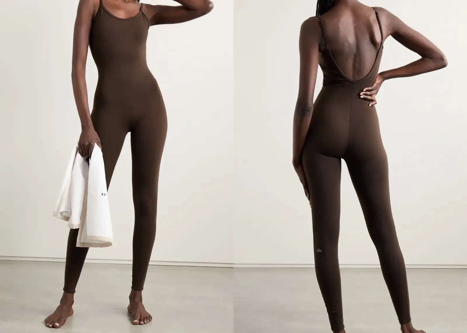 Alo Yoga Airbrush One And Done Onesie Espresso - Mind Türkiye