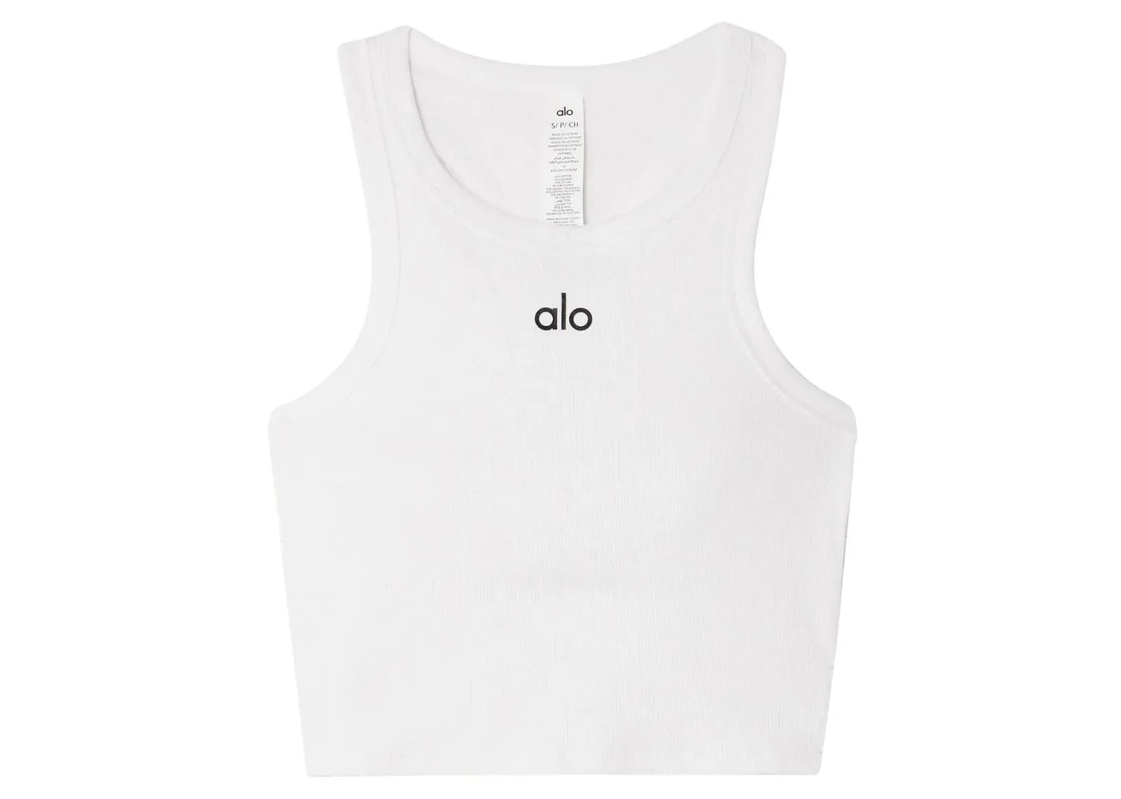 Alo Yoga Aspire Tank White Black