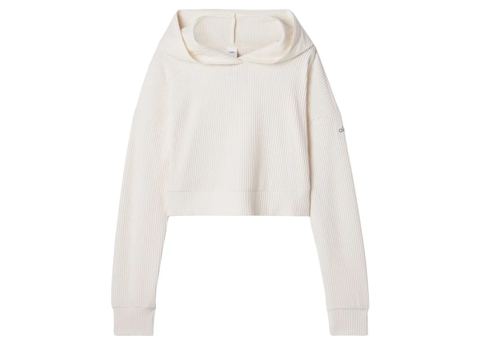 Alo Yoga Muse Cropped Hoodie Ivory - Mind Türkiye