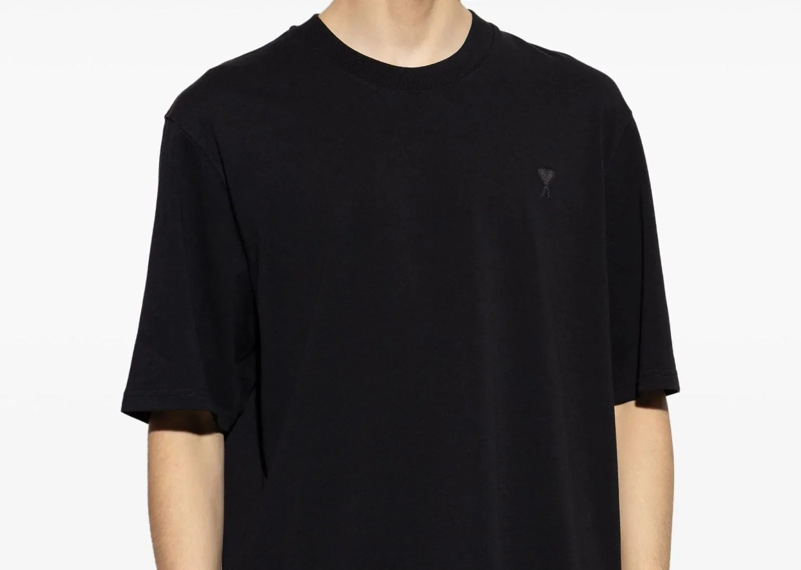 Ami Paris Ami De Coeur Crew Neck T-Shirt Black - Mind Türkiye