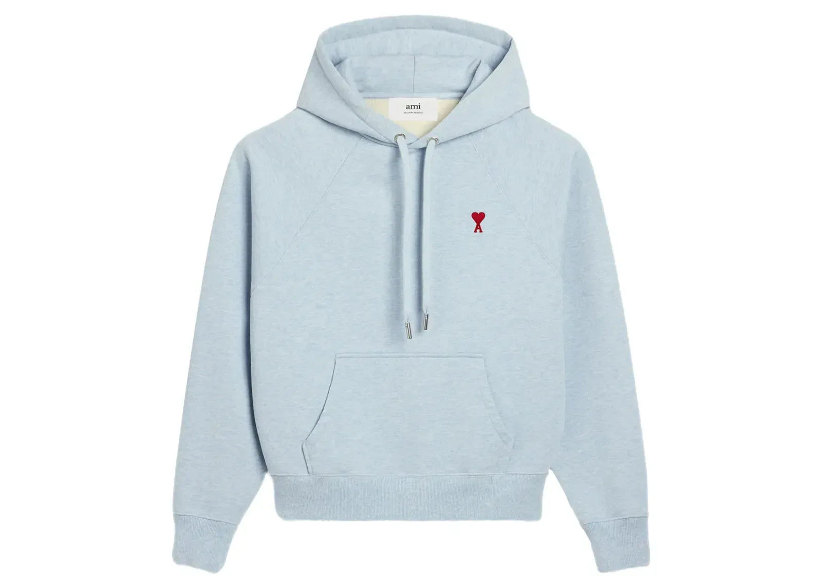 Ami Paris Ami De Coeur Hoodie Light Blue - Mind Türkiye
