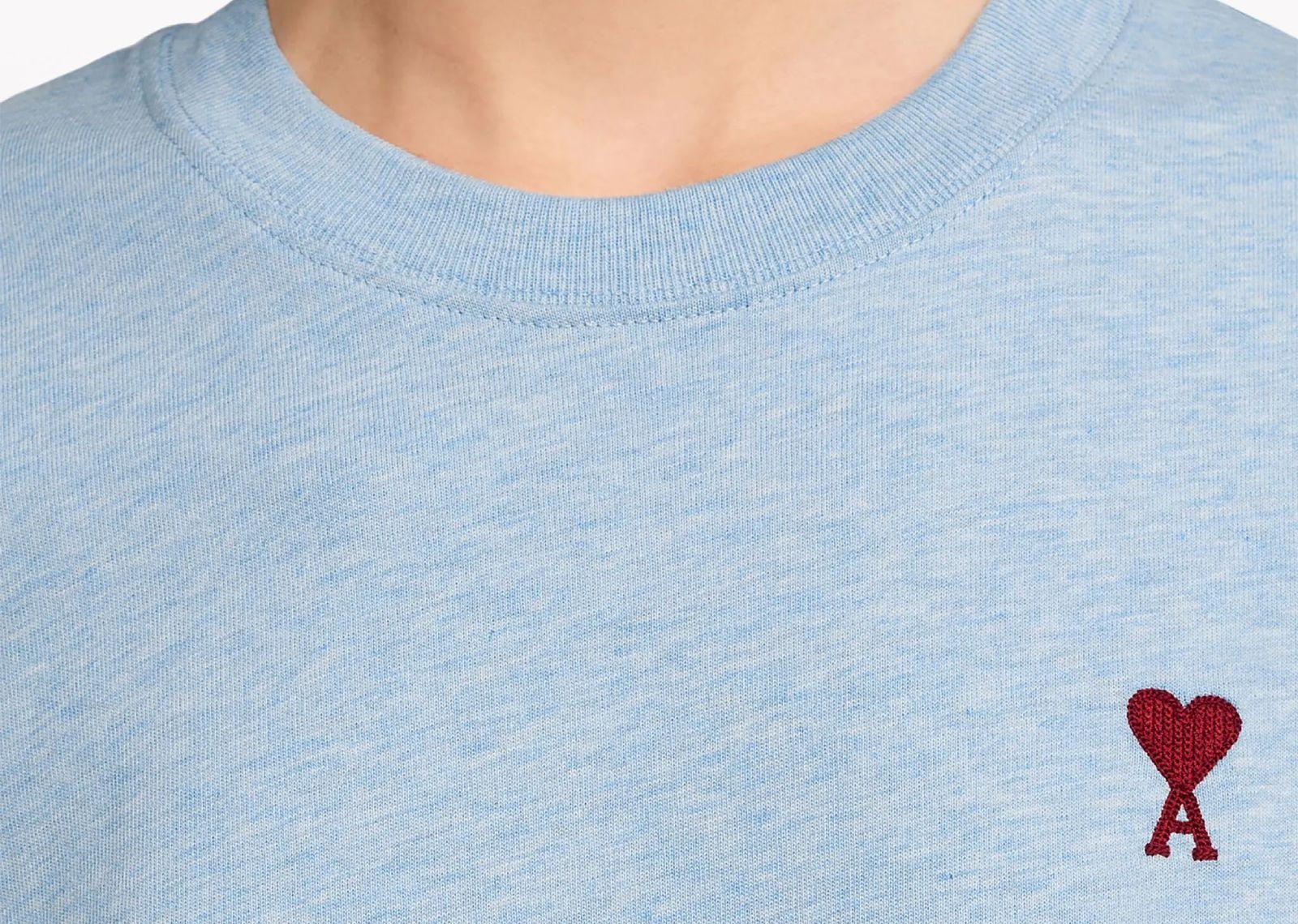 Ami Paris Ami De Coeur T-Shirt Light Blue - Mind Türkiye